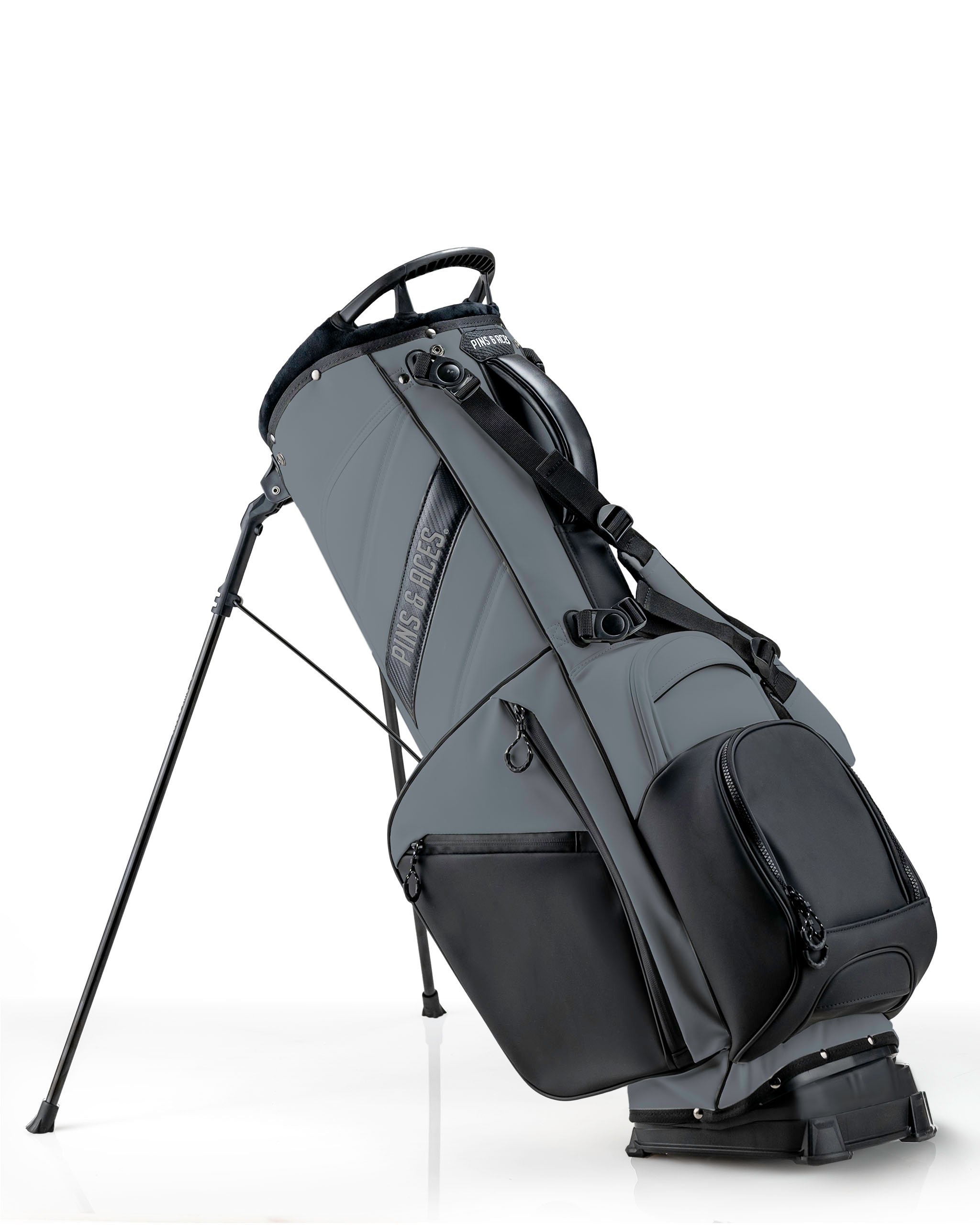 Stylish Player Preferred™ Golf Bag in Flat Ash color, featuring a sleek design and convenient storage for golfers.