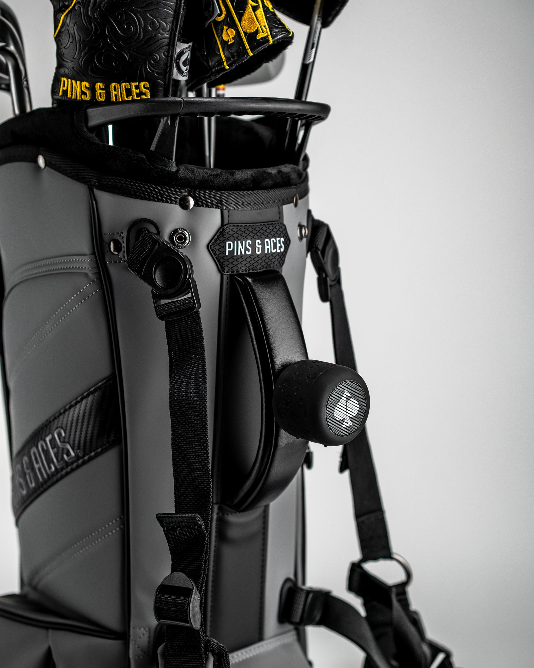 Stylish Player Preferred Golf Bag in Flat Ash with sleek design and durable straps for golfers seeking functionality and flair.