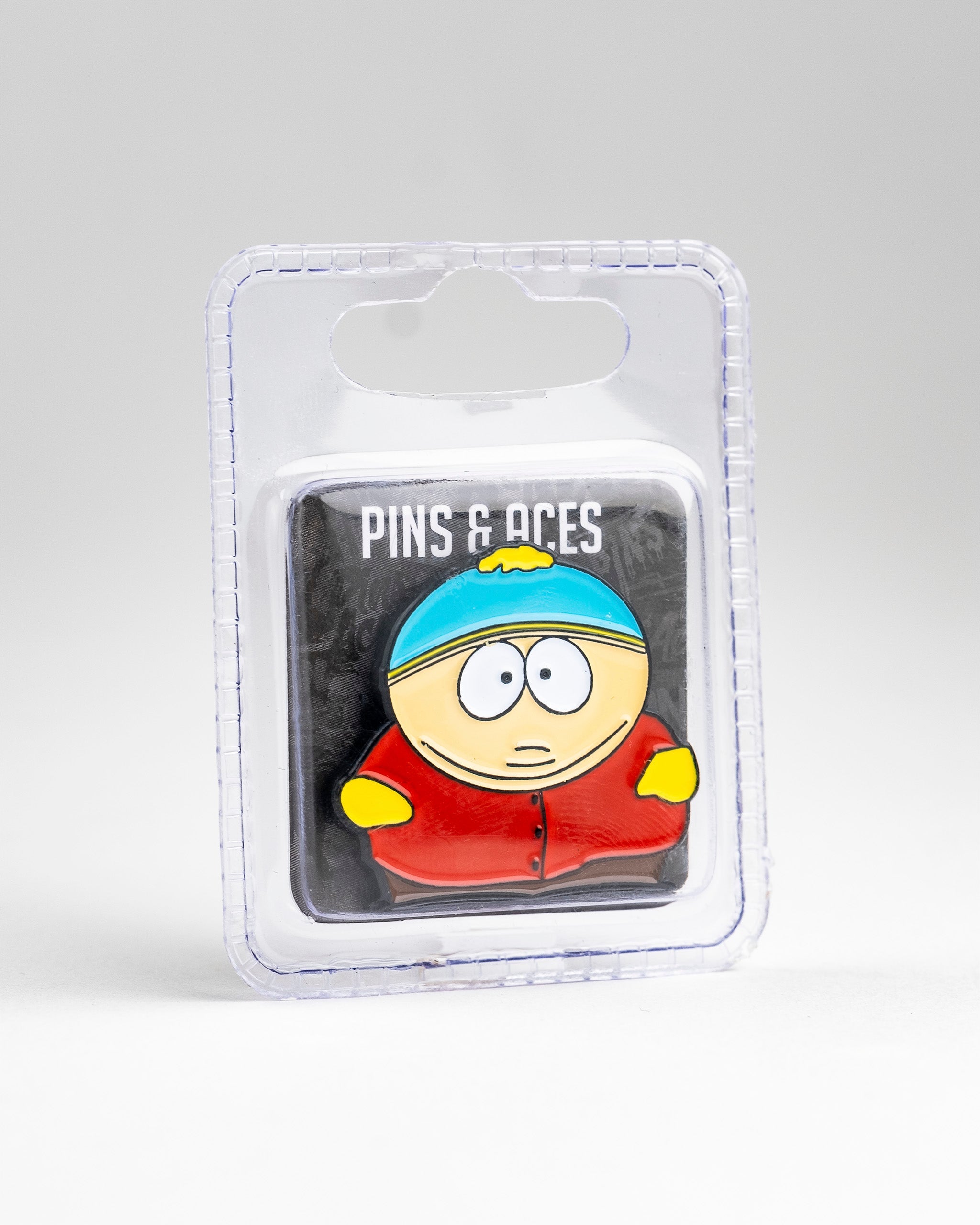 South Park Cartman ball marker in packaging, featuring vibrant colors and detailed design for golf enthusiasts.