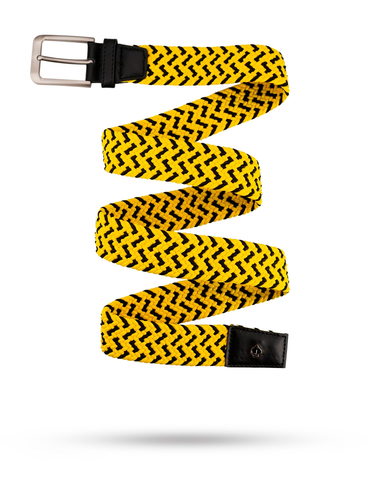Yellow Pins Belt featuring a minimalist design with decorative pins for added style.