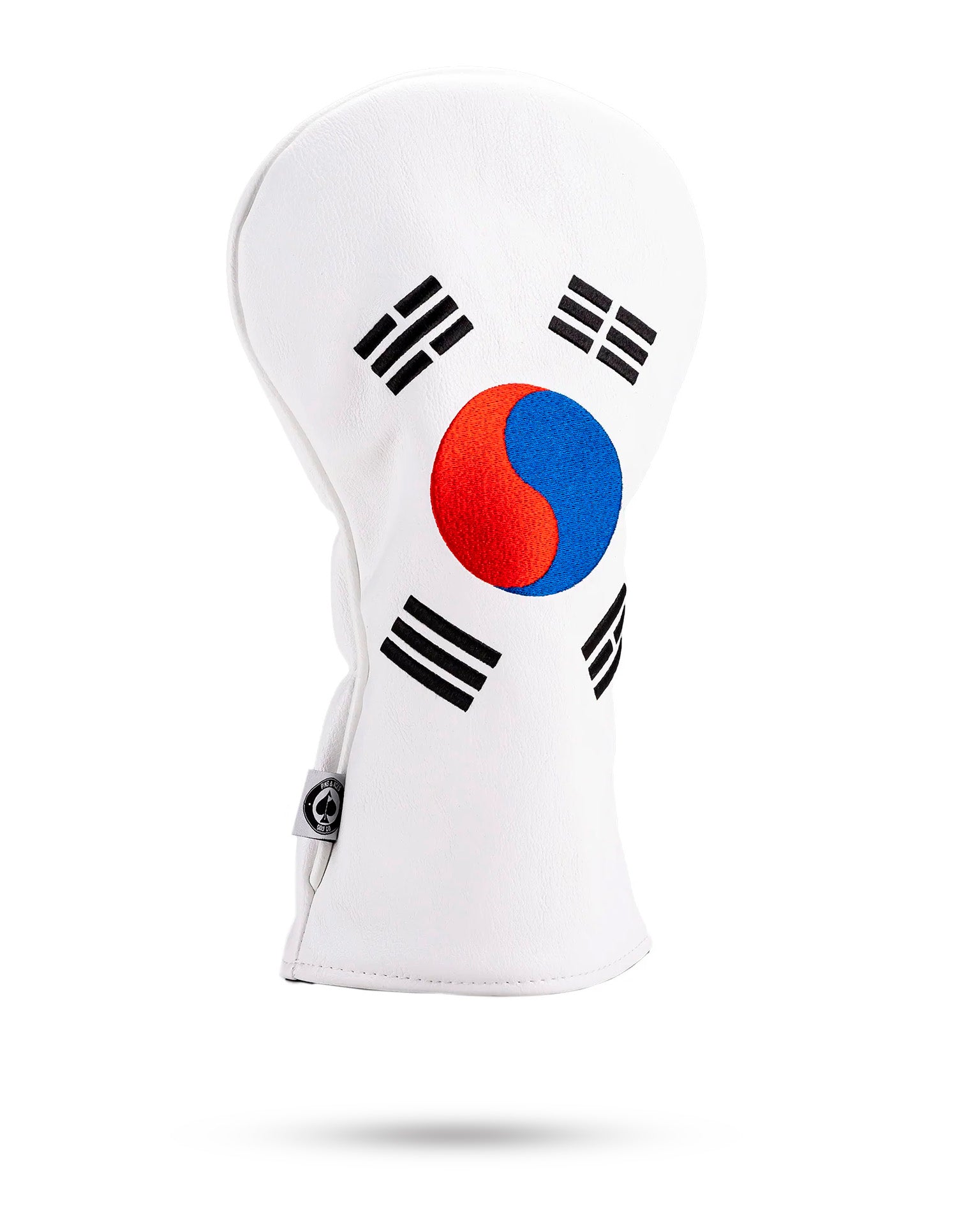 South Korea-themed driver cover featuring vibrant national colors and iconic symbols.