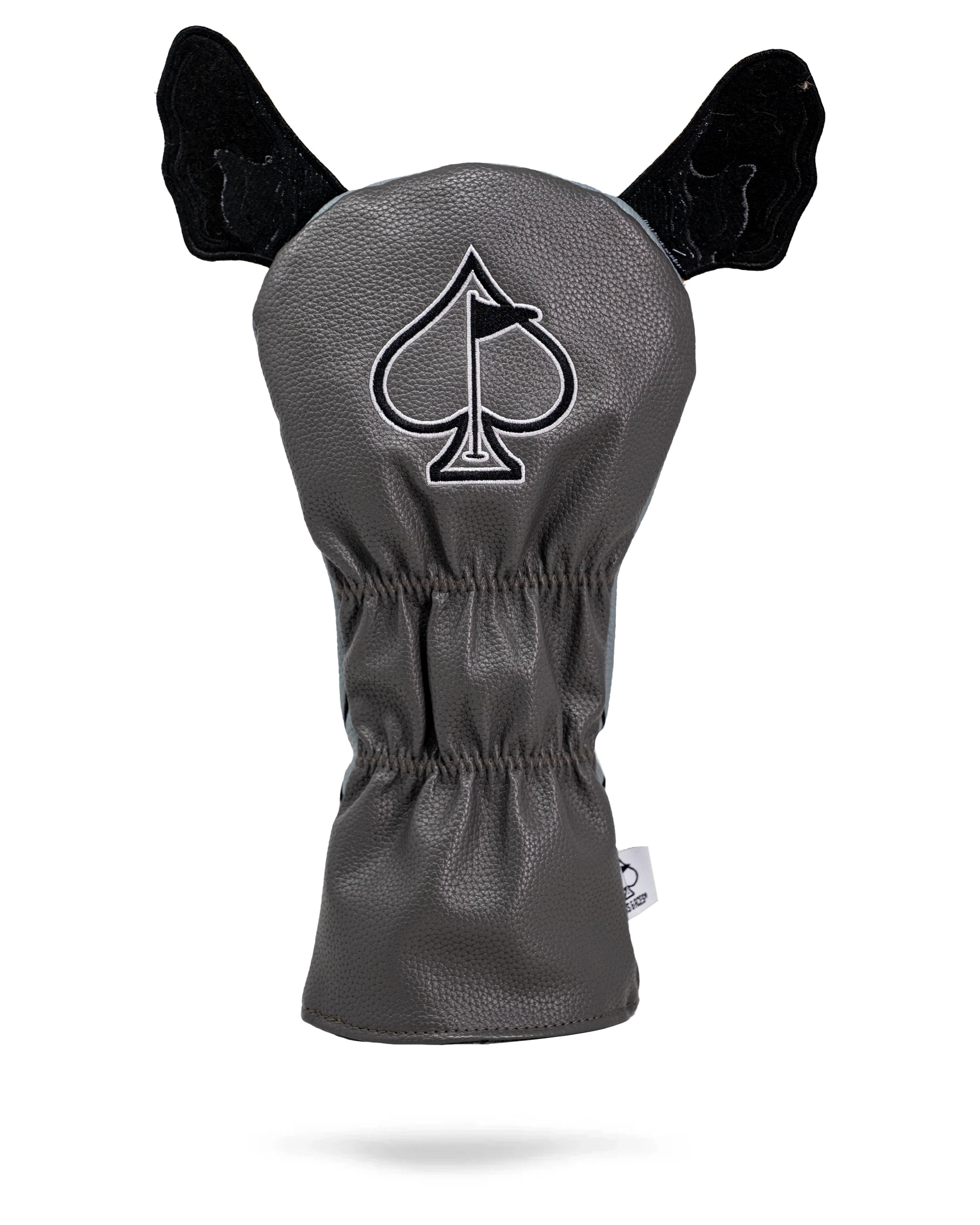 Rhino driver cover featuring a realistic rhino design, designed for golf clubs.