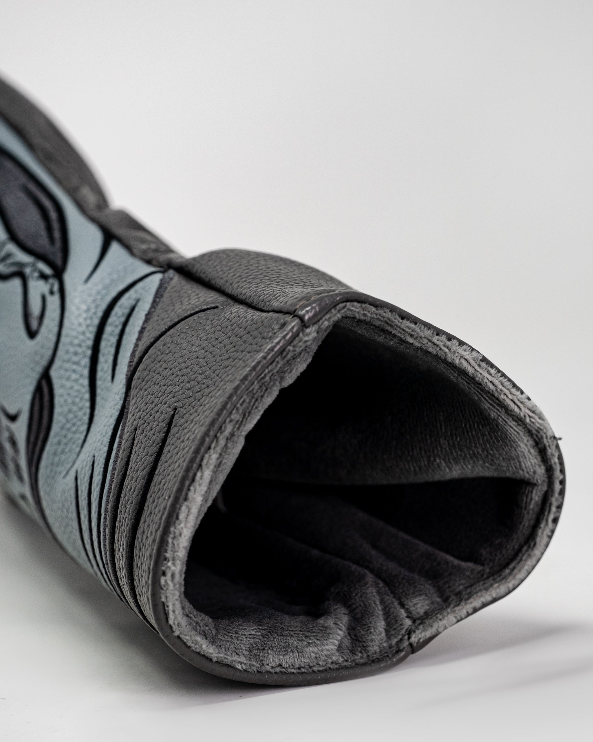 Rhino driver cover designed for golf clubs, featuring a realistic rhino head design.