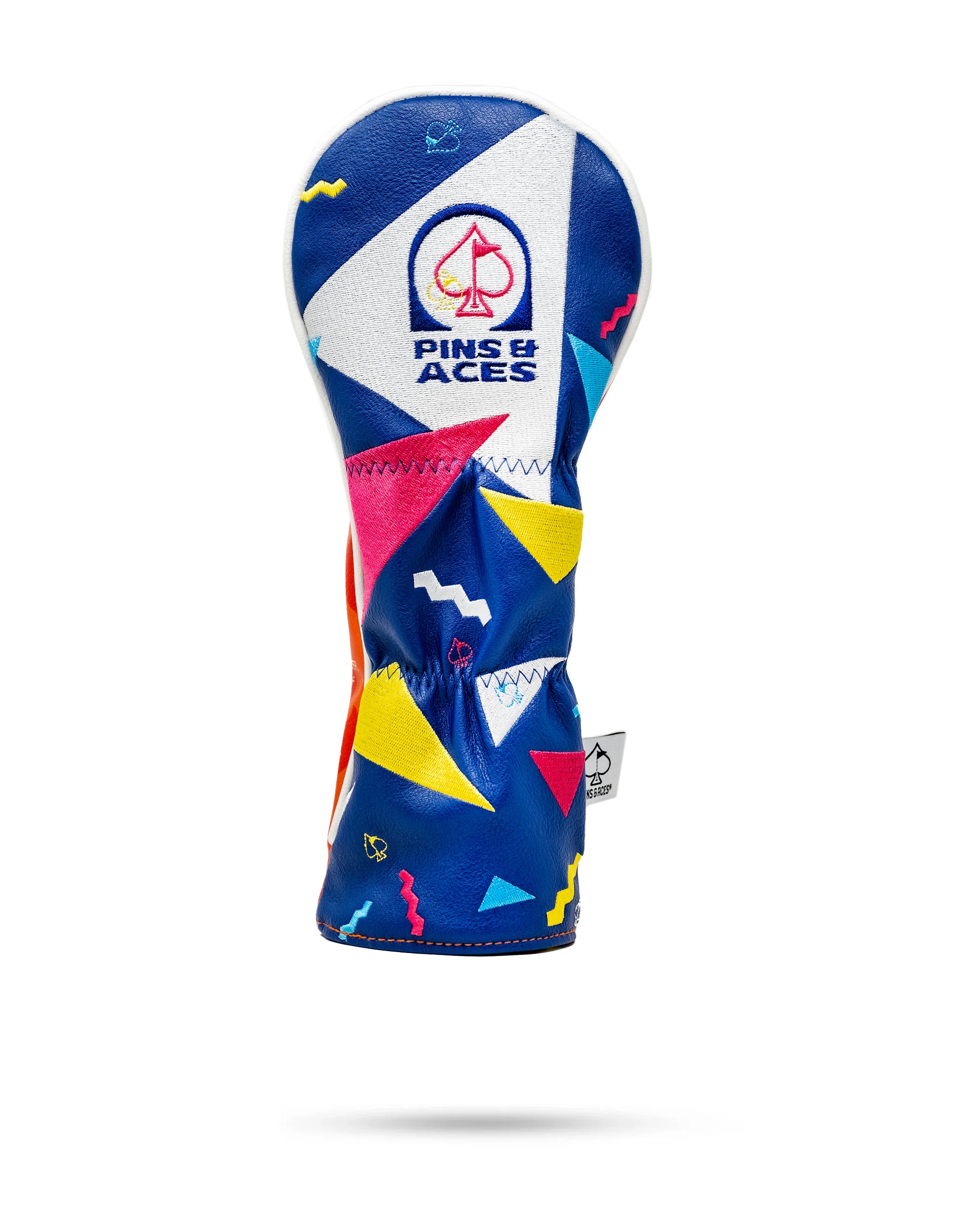 Alt text: Hot sauce-themed golf fairway club cover featuring vibrant Taco Bell branding and colorful graphics.