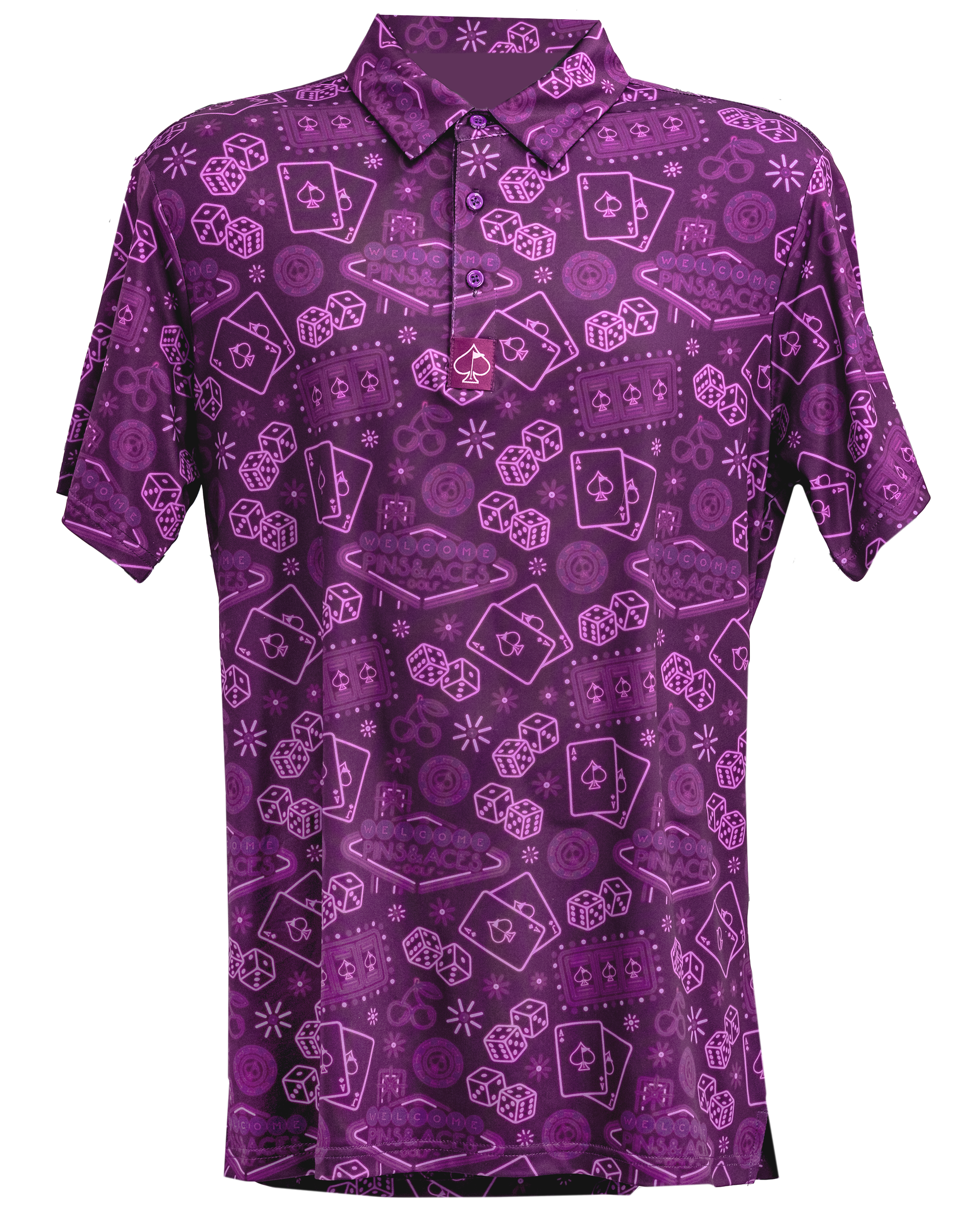 Big Ace Purple hanging organizer with multiple compartments for storage.