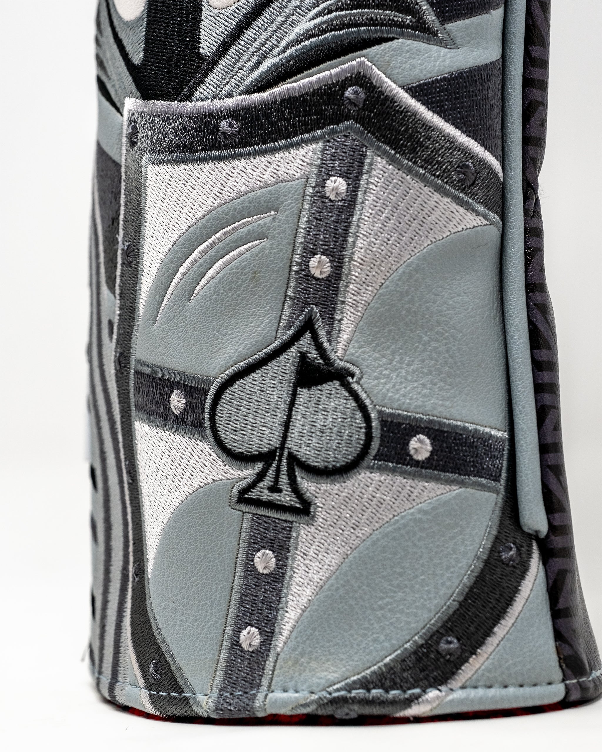 Knight's Valor Driver Cover featuring a regal knight design with intricate detailing and bold colors, ideal for golf enthusiasts.