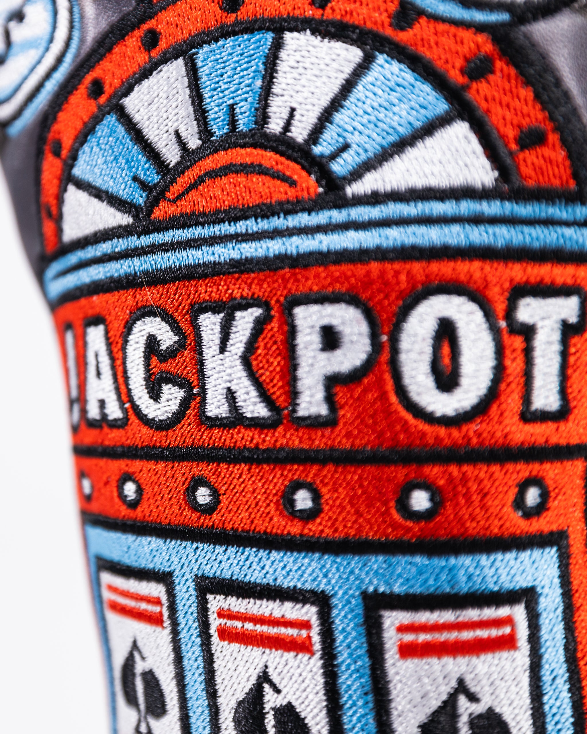 "Slots Fairway Cover featuring a vibrant casino-themed design with slot machine graphics."