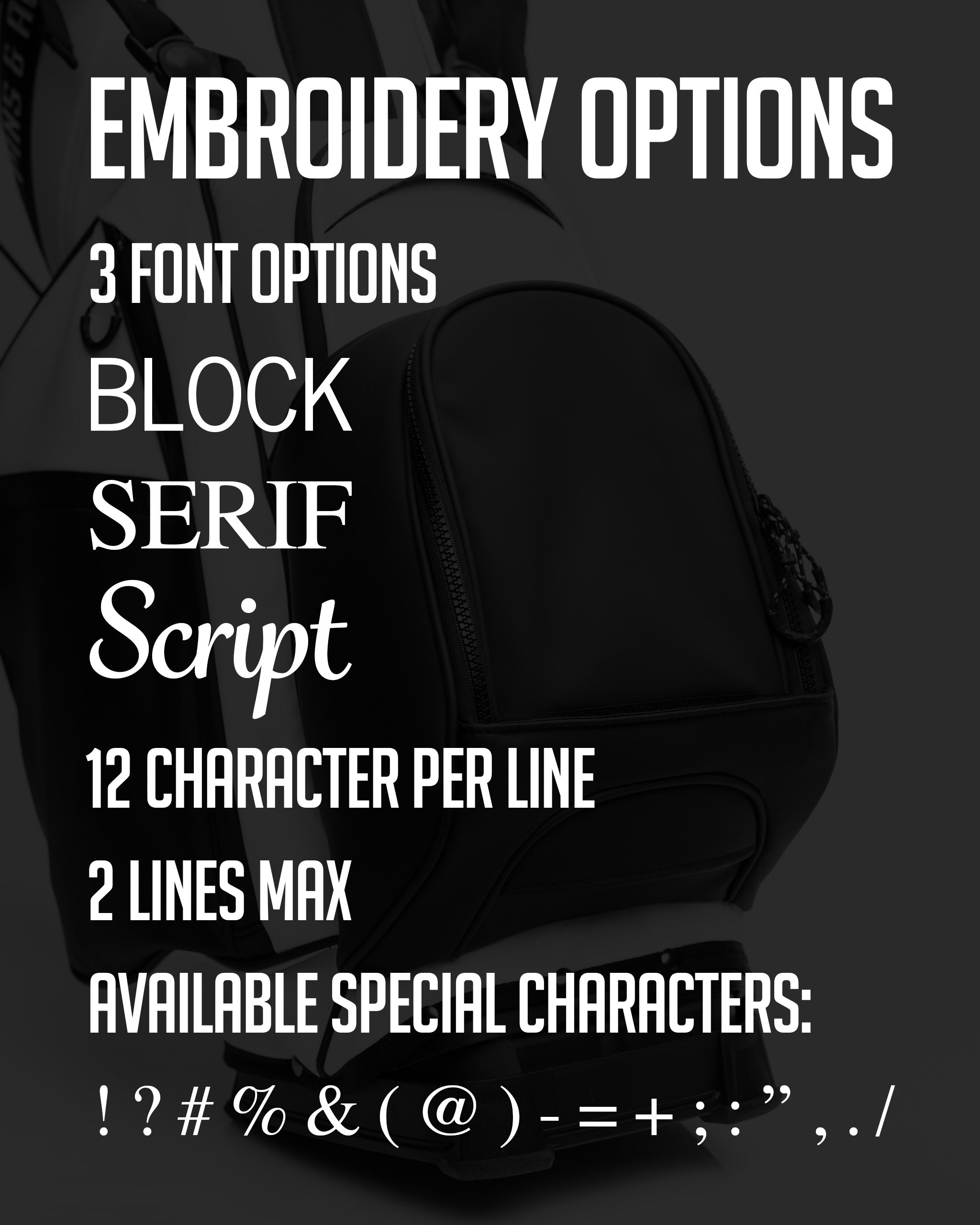 Personalized bag pocket with customizable design, featuring vibrant colors and a stylish pattern.