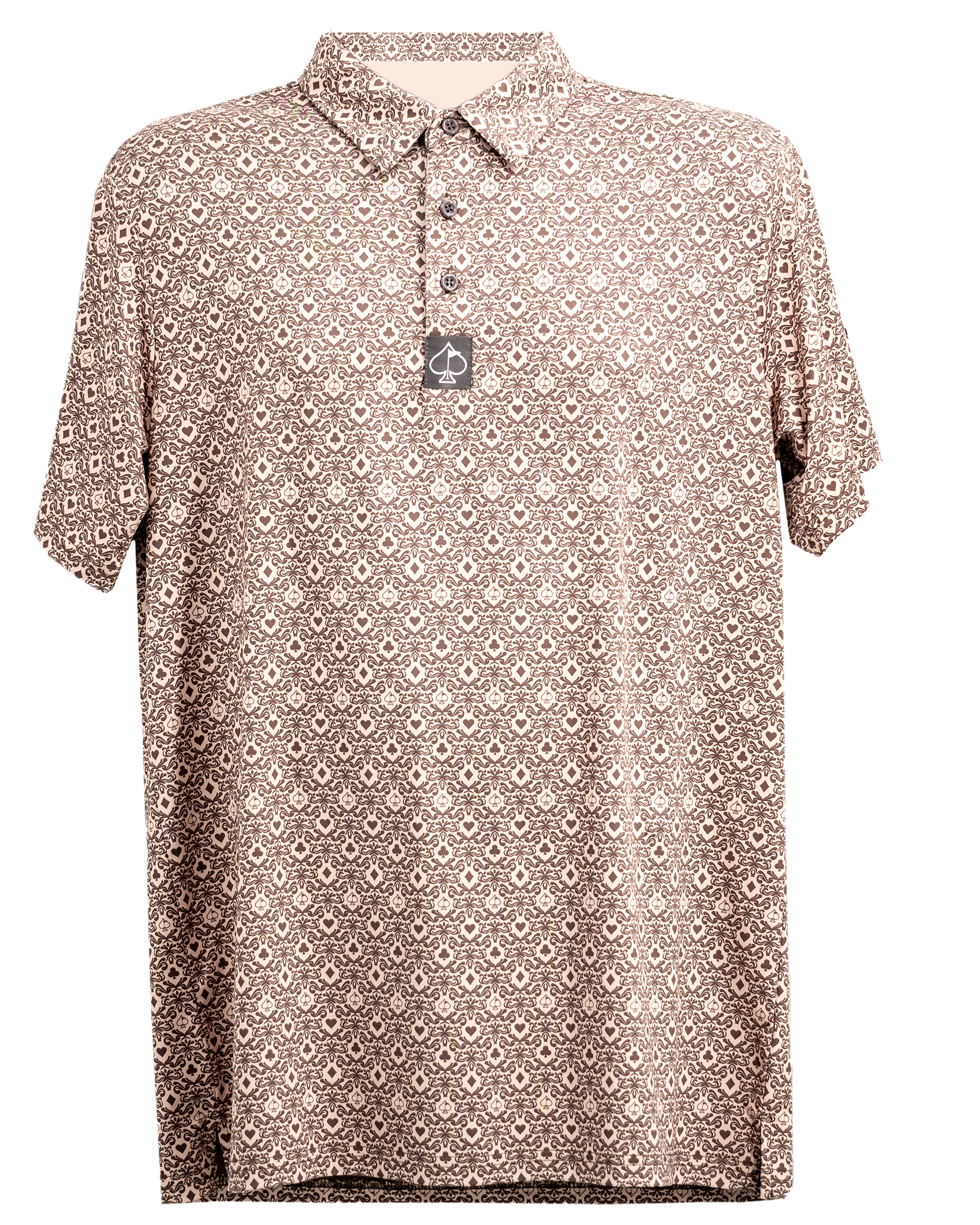 Big Blind Ash hanging polo featuring a modern design and comfortable fit in a light ash color.