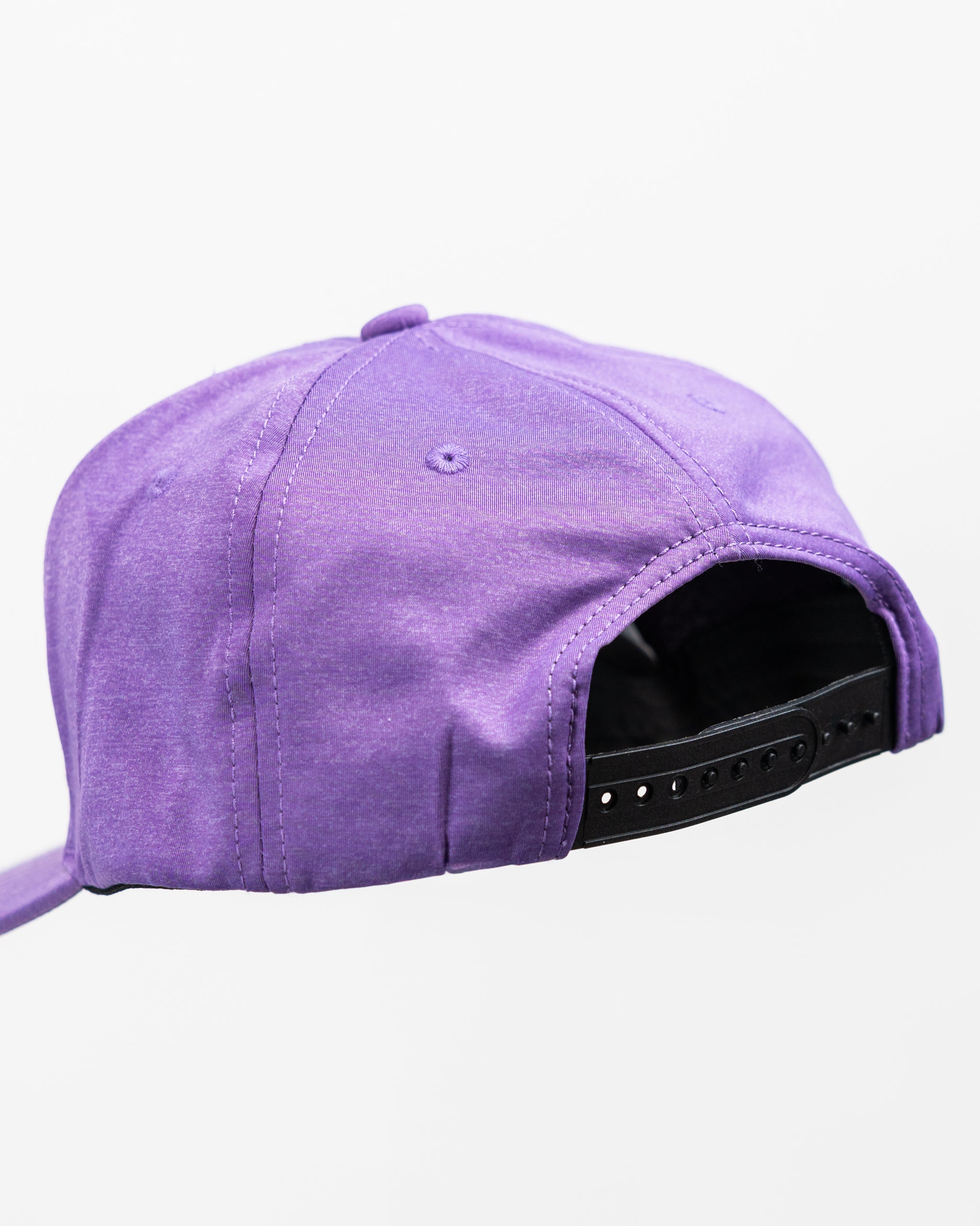 Transfusion Purple performance hat featuring a sleek design and adjustable snapback closure.