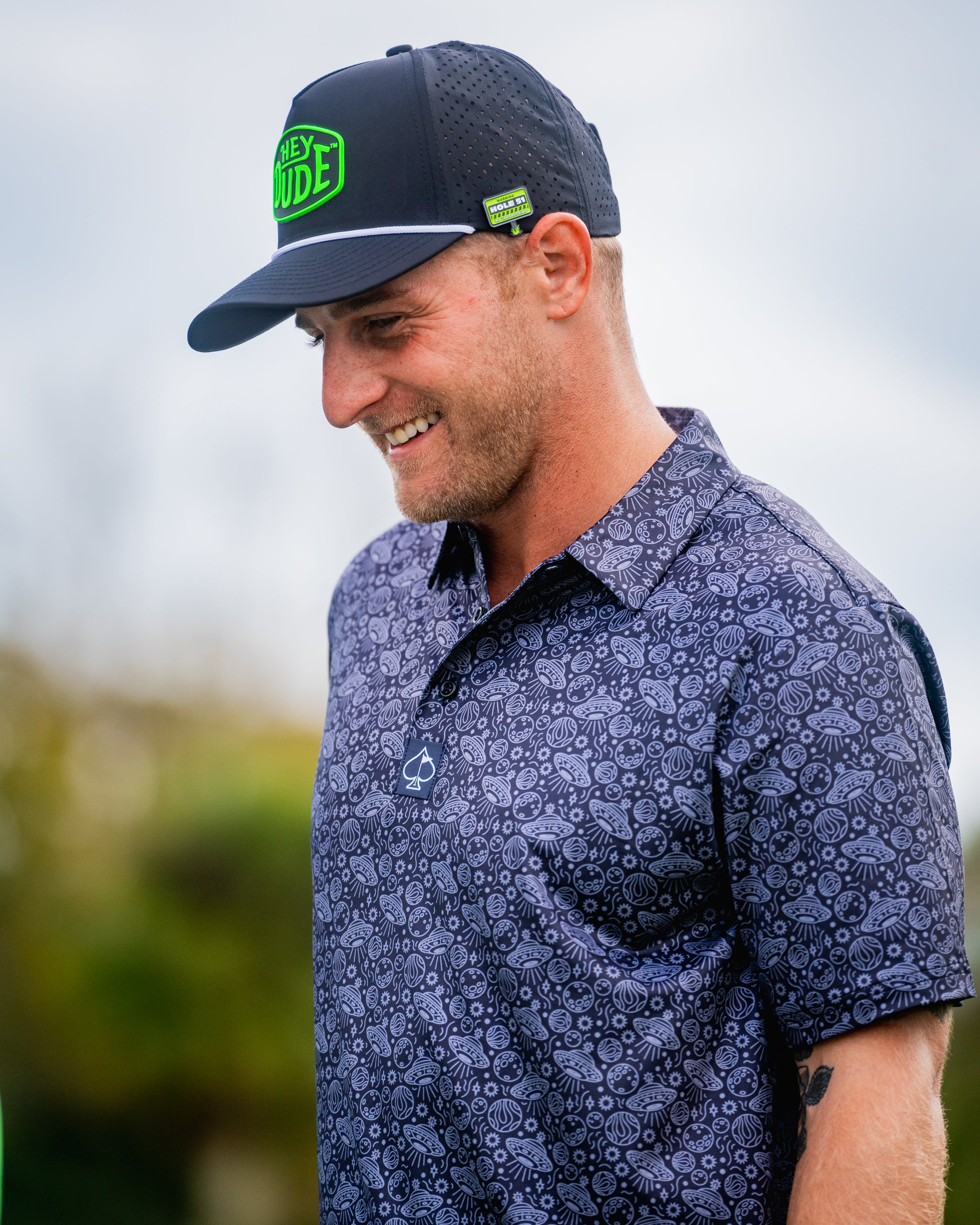 Black HEYDUDE Black Hole shoes featuring a lightweight design and comfortable fit, perfect for casual wear.