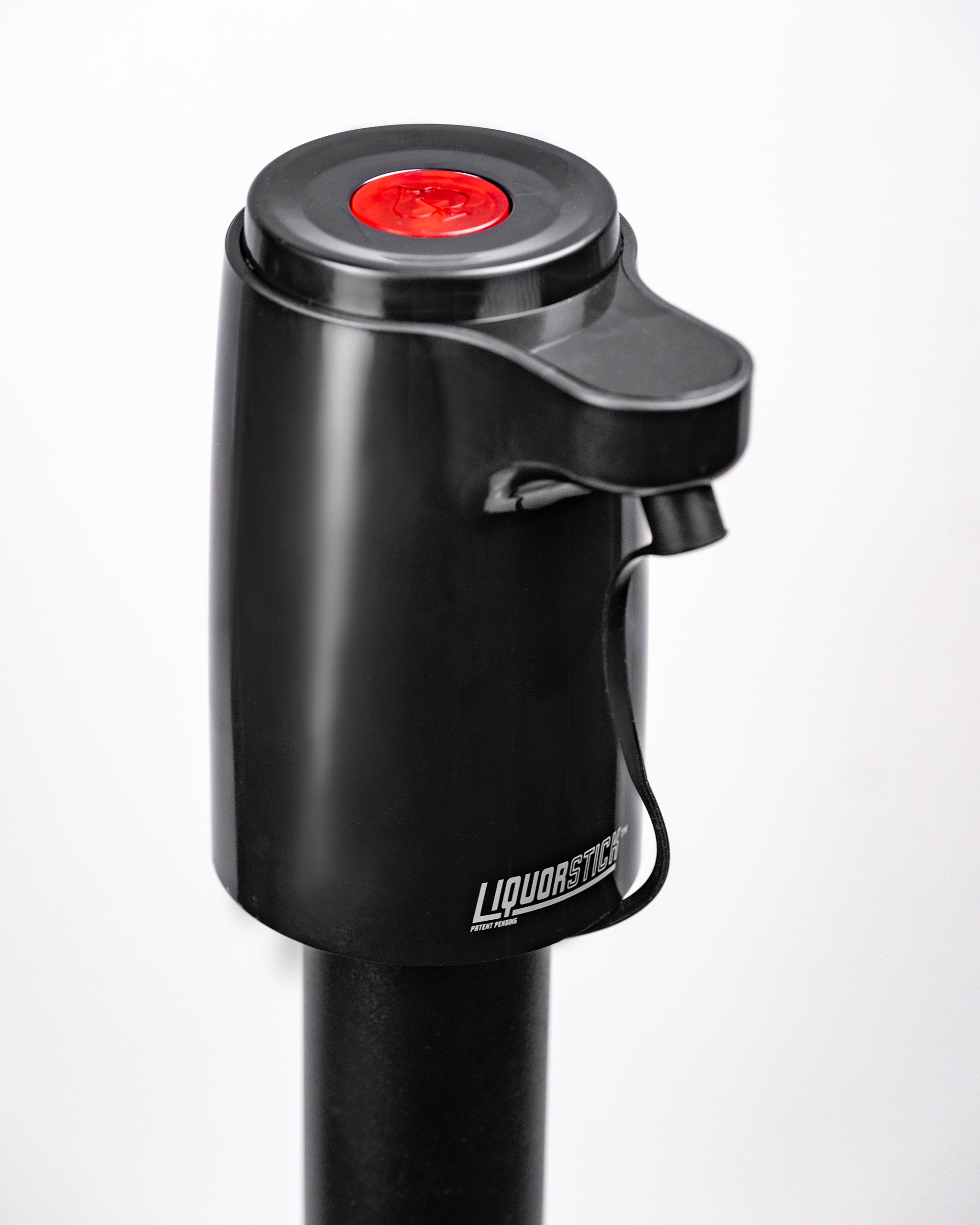 LiquorStick® 3.0 in black, featuring a sleek design with a modern logo and ergonomic grip.