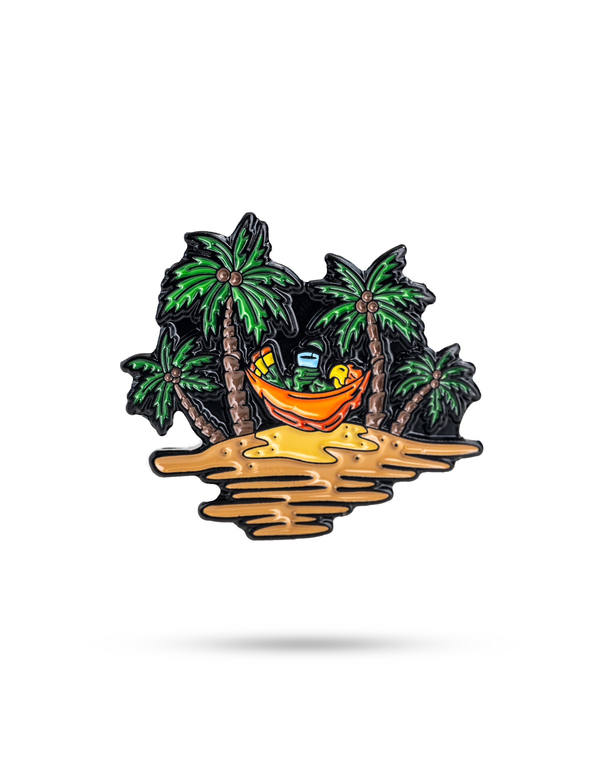 Margaritaville Sleeping Parrot Ball Marker featuring a colorful parrot design, ideal for golf enthusiasts.