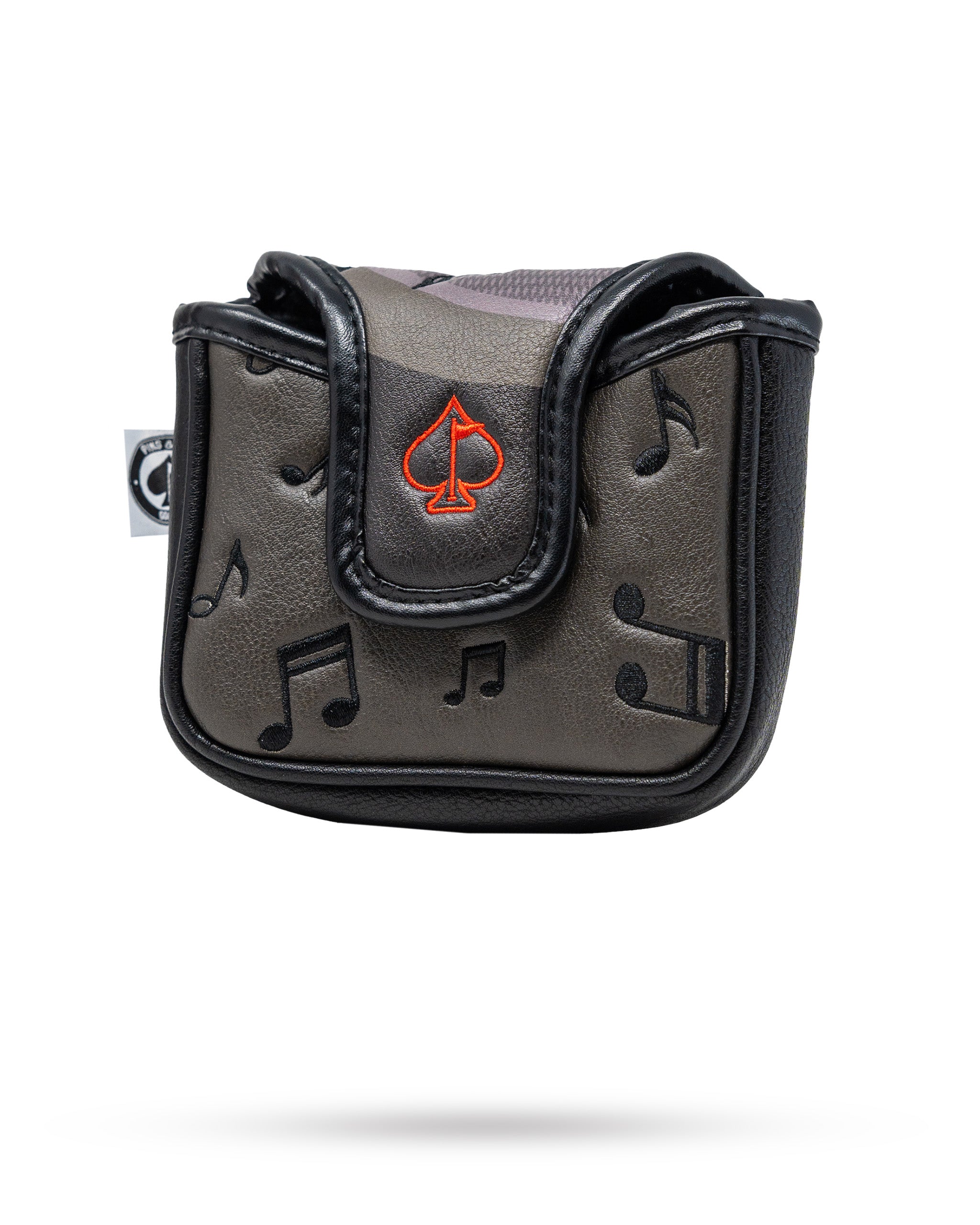 Mallet cover featuring a colorful Music City design, with vibrant patterns and musical motifs.