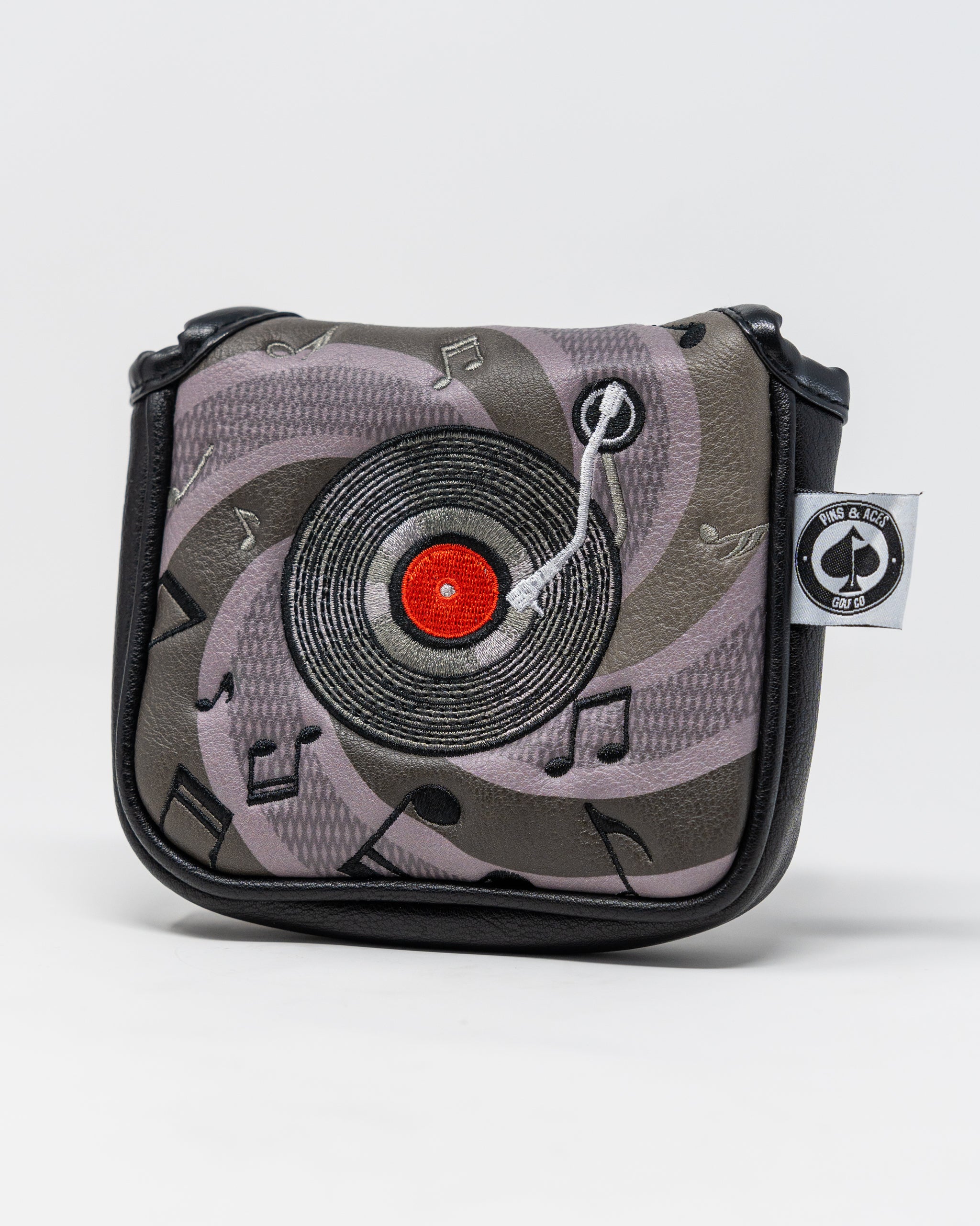 "Music City mallet cover featuring a vibrant design suitable for protecting musical mallets."