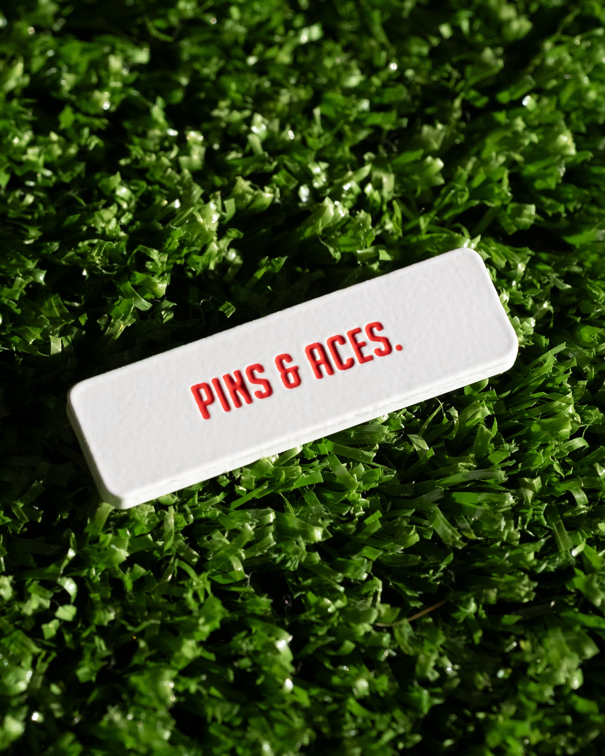 NASA "Worm" ball marker featuring the iconic NASA logo in vibrant colors, designed for golf enthusiasts.