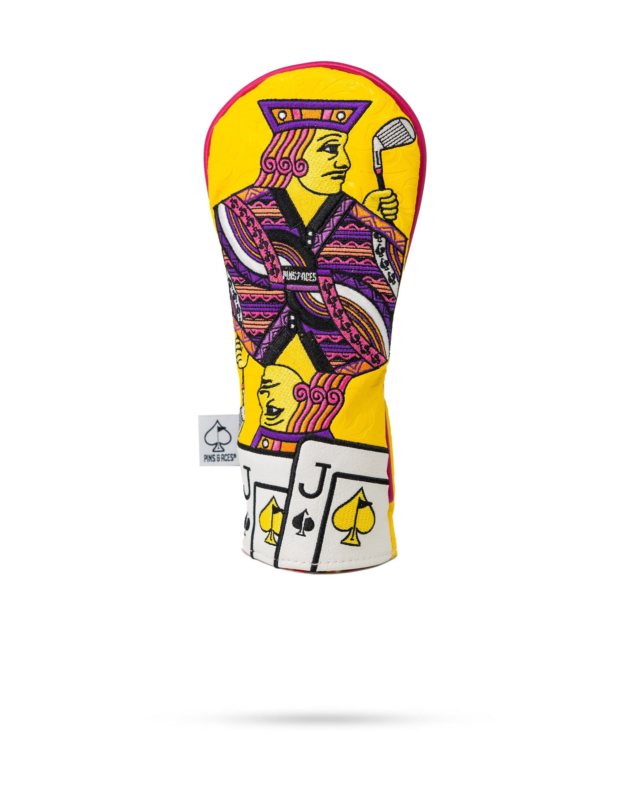 Pink Lemonade Jack of Spades hybrid cannabis cover featuring vibrant pink and yellow graphics with a stylized design.