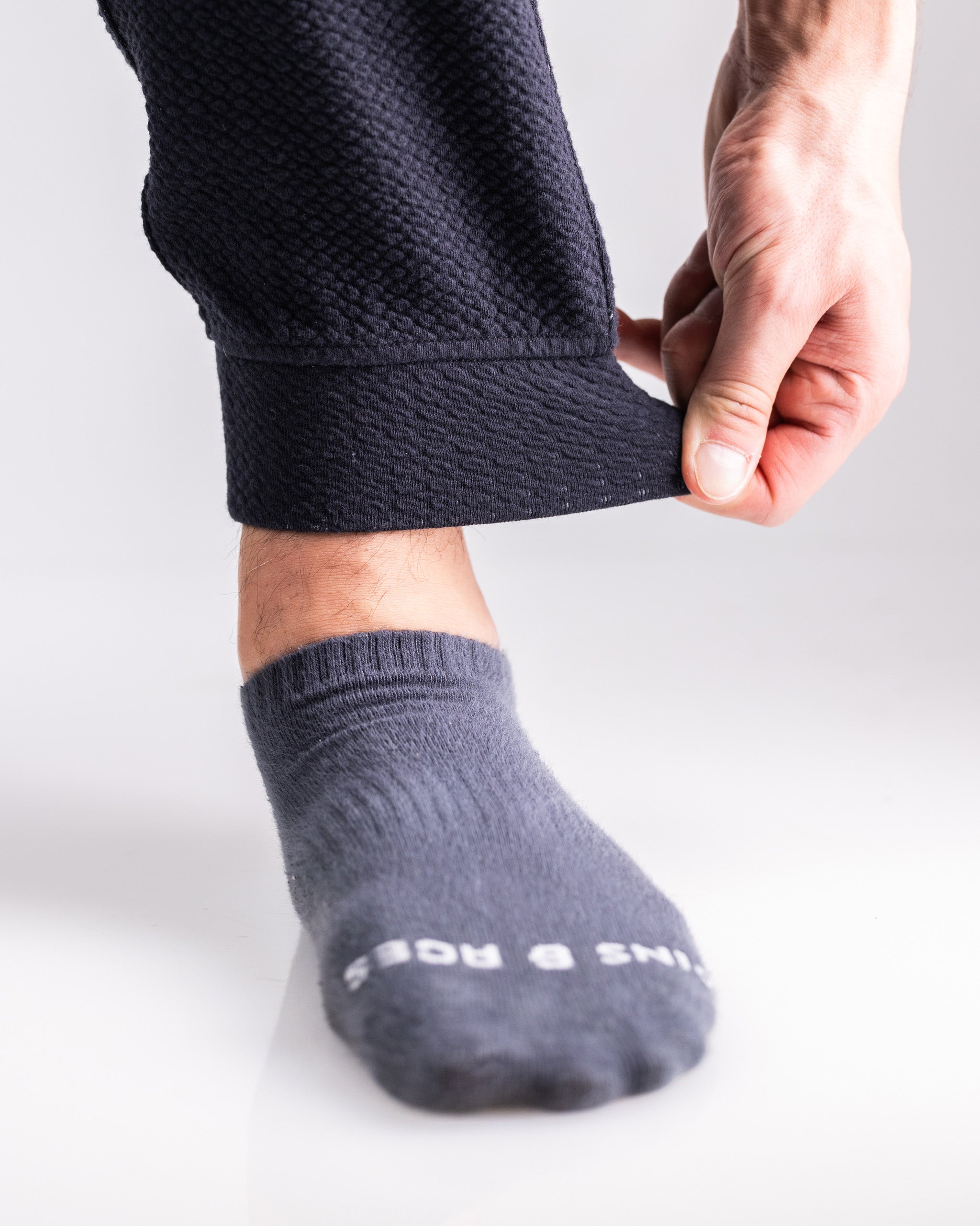 Player Preferred™ Waffleknit Jogger in Obsidian, showcasing a sleek, comfortable design with a textured fabric and elastic waistband.