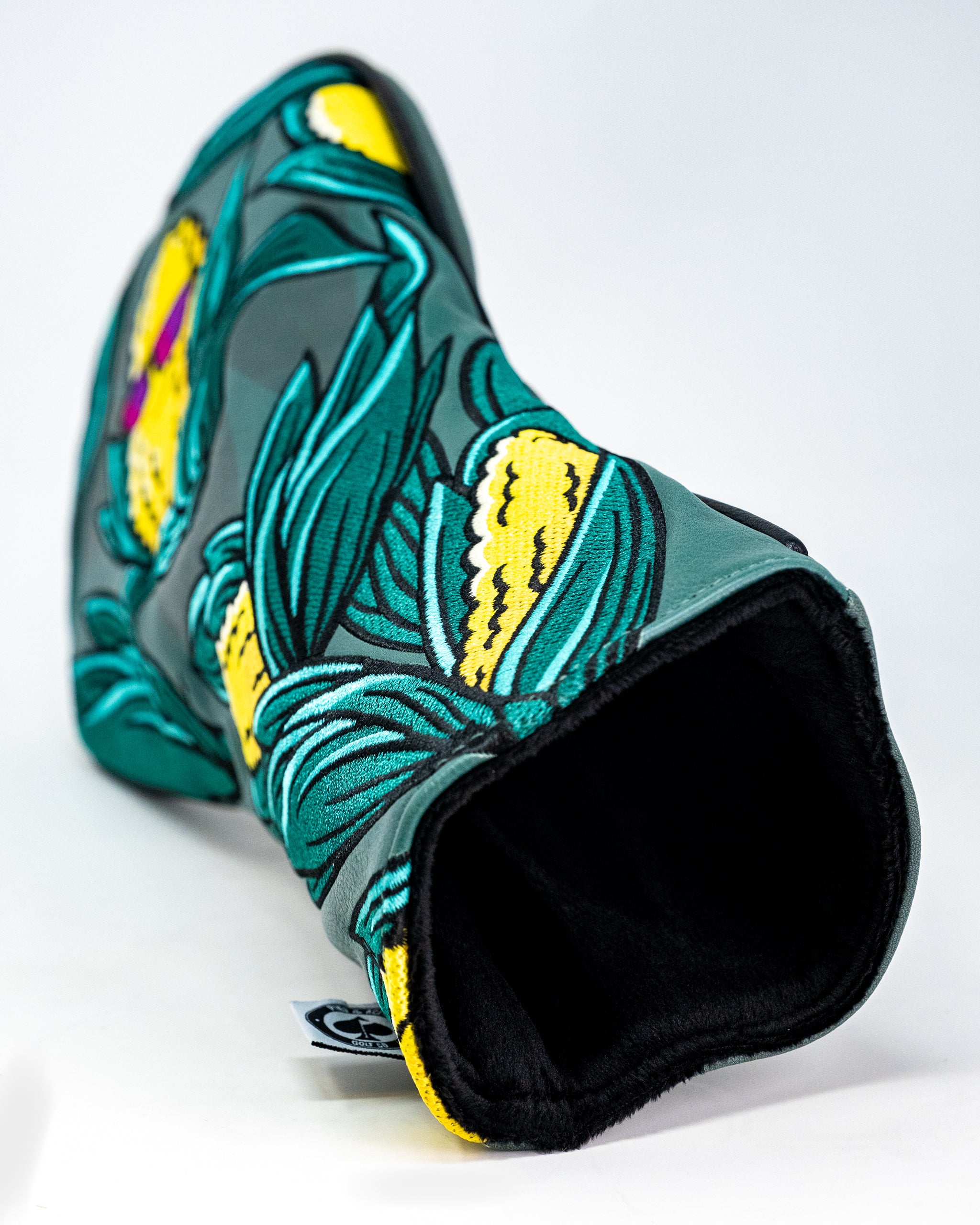 Corn Star Driver Headcover featuring a vibrant corn-inspired design with a playful face and bright yellow colors, perfect for adding personality to your golf bag.