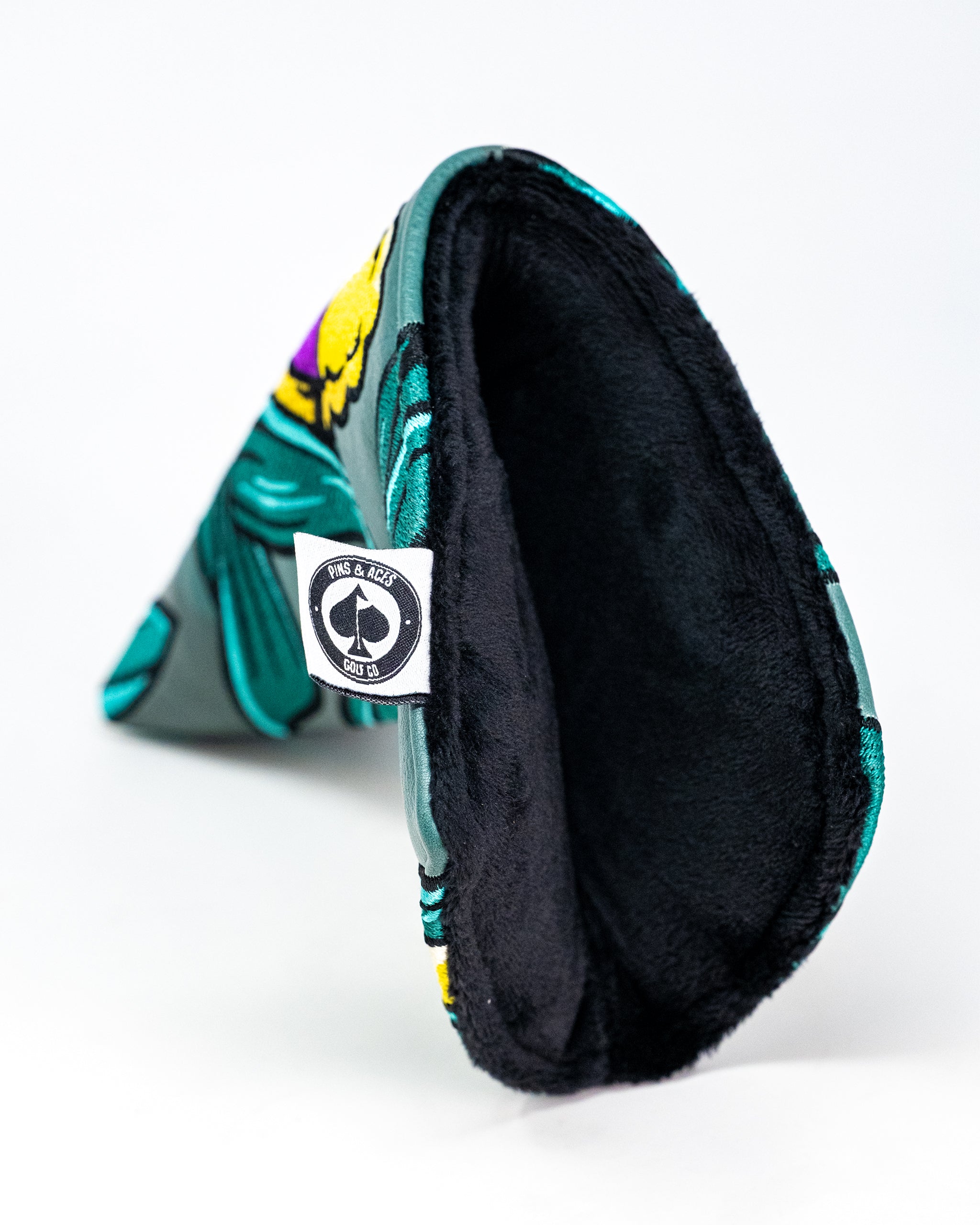 Alt text: "Corn Star Blade Putter Cover featuring vibrant corn-themed design, suitable for standard blade putters."