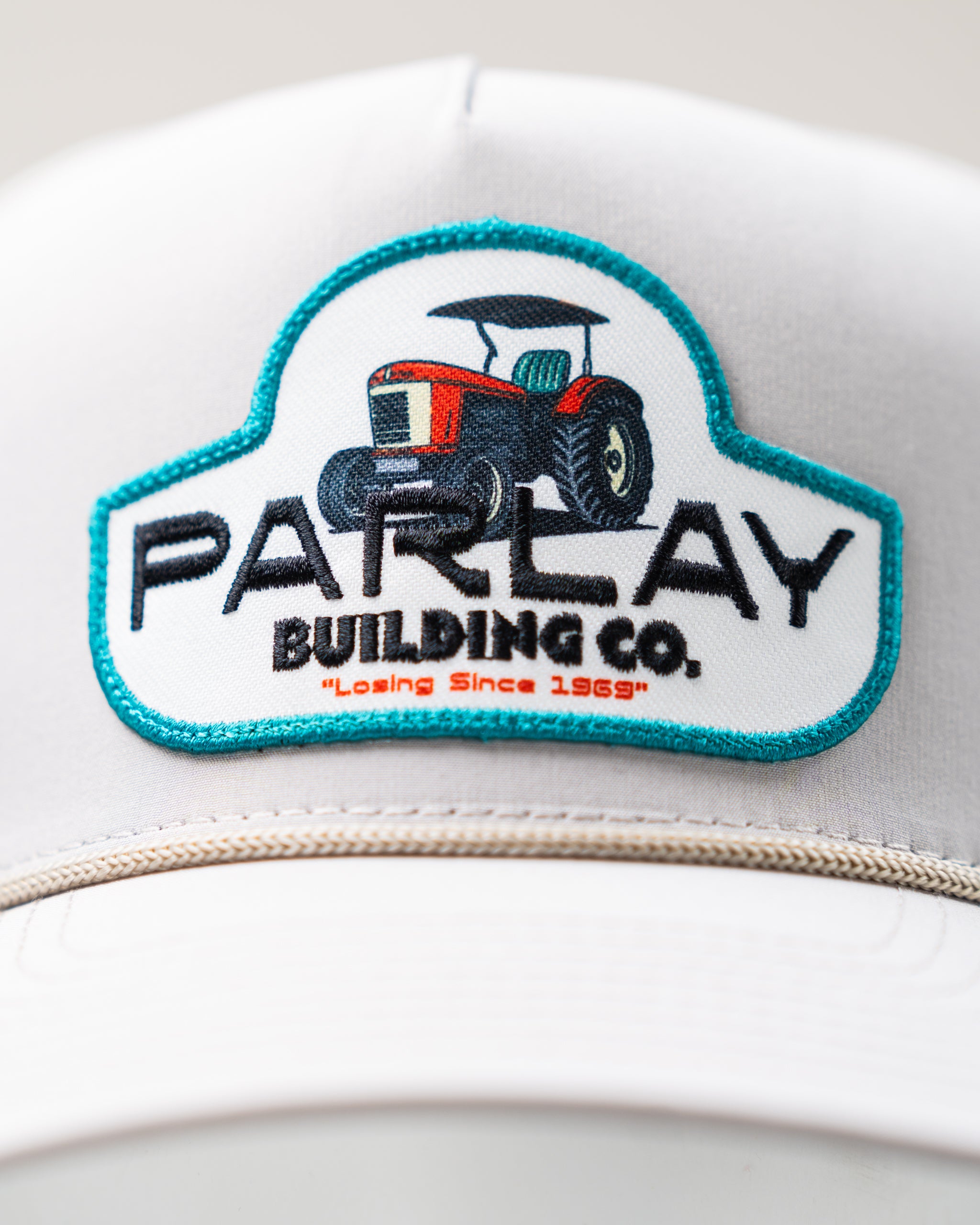 Perforated rope hat in bone color from Parlay Building Co.