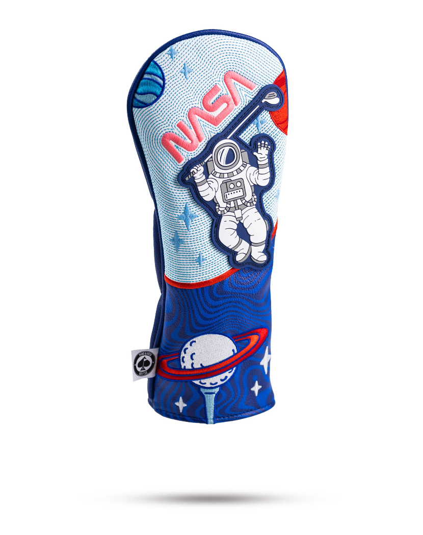 NASA Space Walk fairway cover featuring an astronaut design with vibrant colors and space-themed graphics.