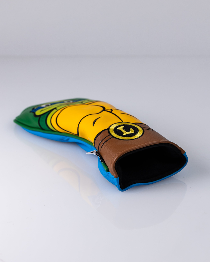 Leonardo fairway cover featuring vibrant colors and detailed design, perfect for adding personality to your golf bag.