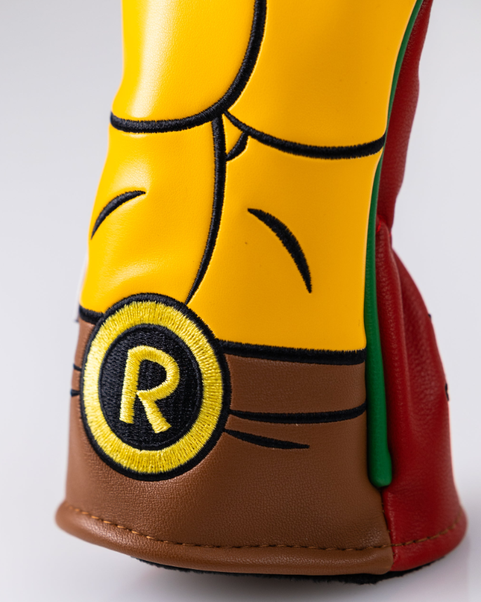TMNT Raphael hybrid golf cover featuring vibrant colors and detailed stitching, designed for golf enthusiasts.