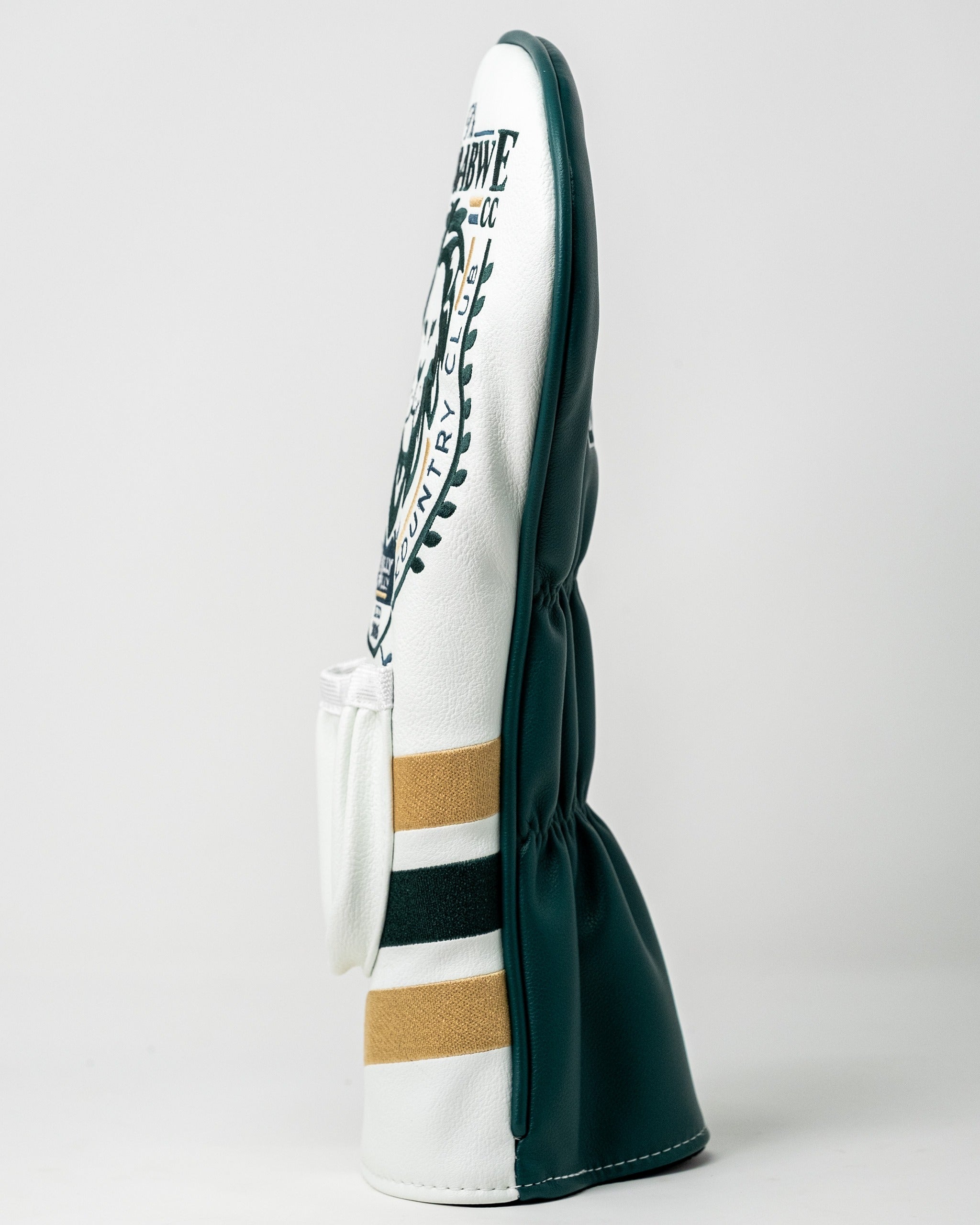 Zynbabwe Country Club driver cover featuring a sleek design with bold colors and unique graphics for stylish protection.