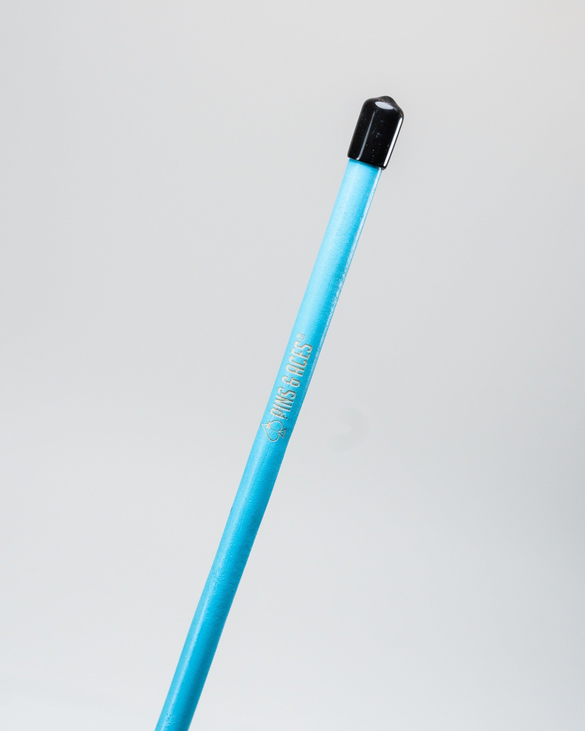 Blue alignment sticks set of two for golfers, designed to improve swing accuracy and alignment on the course.