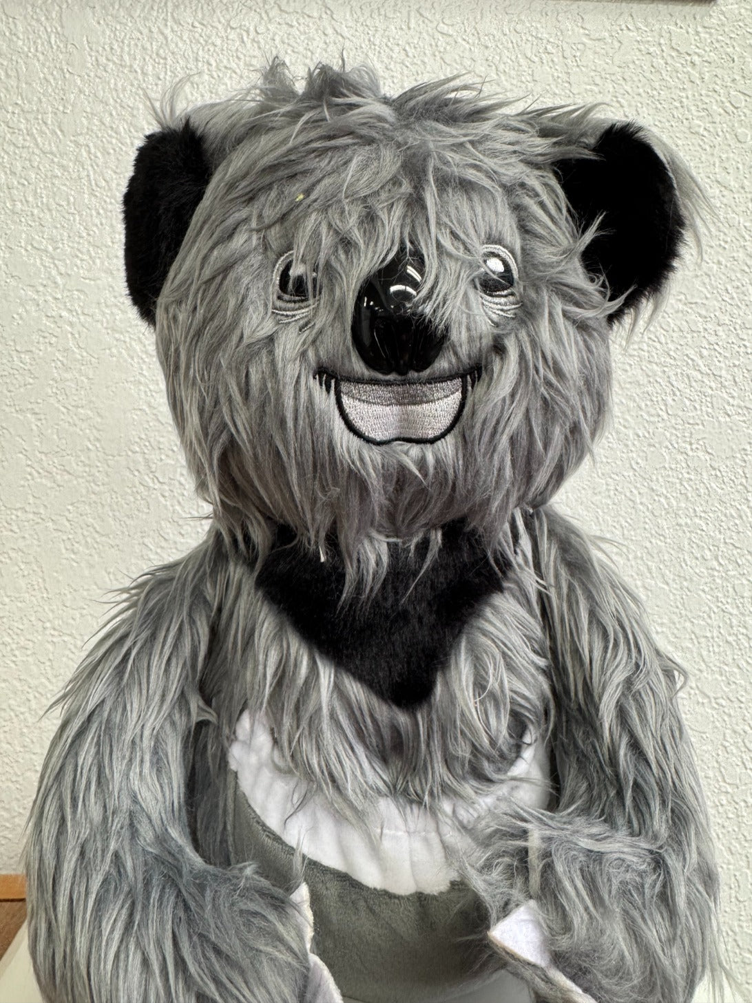 Koala driver cover featuring a plush, furry design with a friendly face, perfect for adding personality to your golf bag.