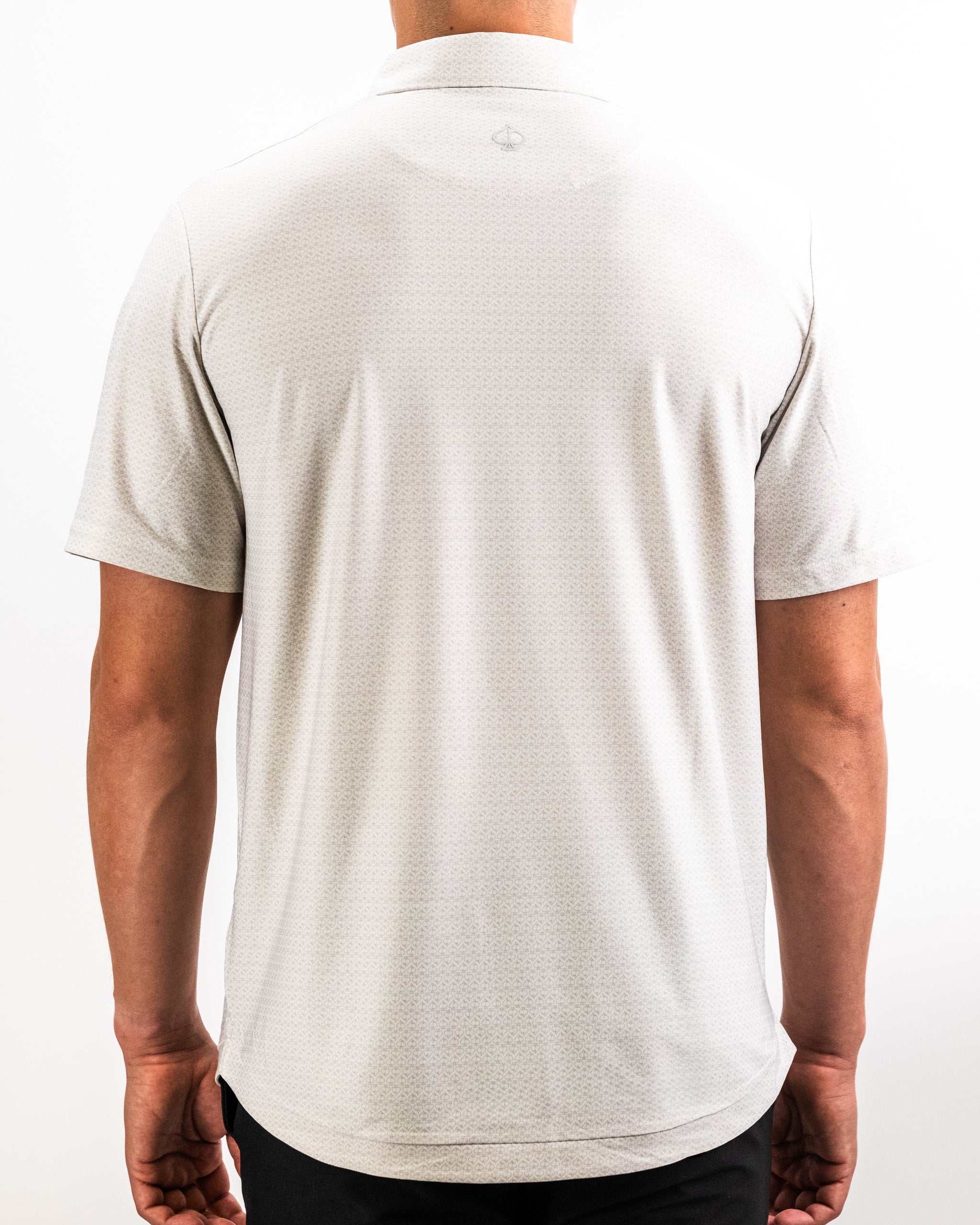 Men's Player Preferred Polo in Vapor Spade, featuring a sleek design and breathable fabric for comfort on the golf course.