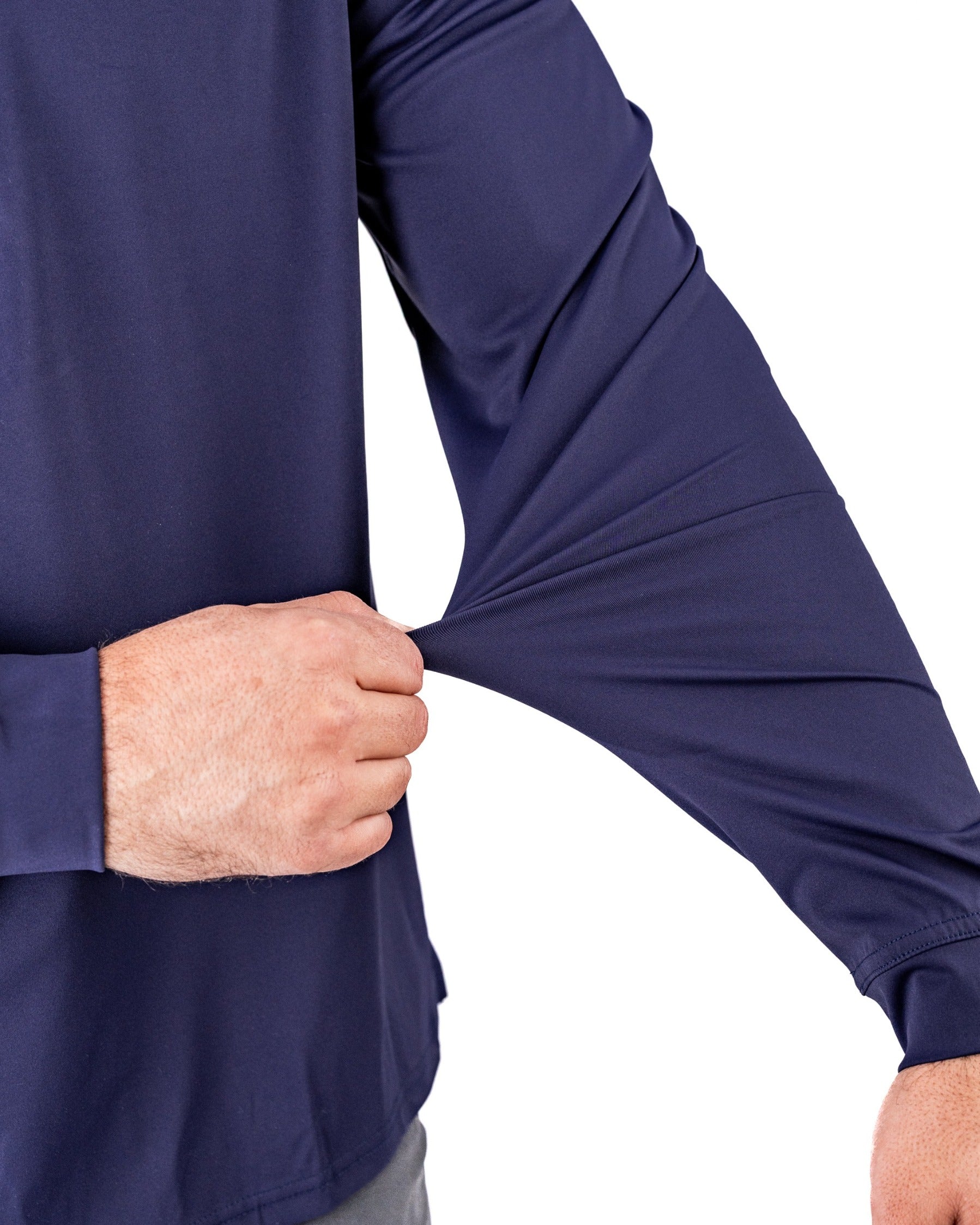 Lavender Performance Golf Hoodie featuring a lightweight, stretchy fabric for comfort and ease of movement on the course.