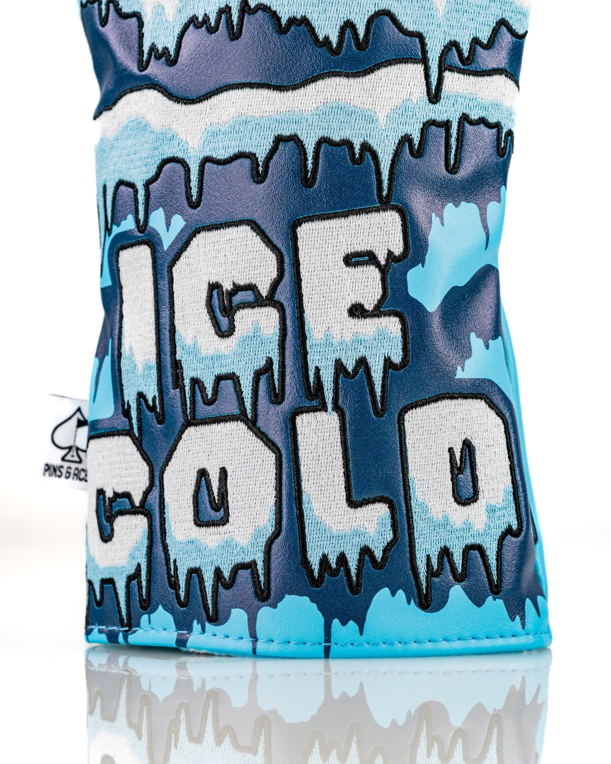 Bold driver cover featuring a snowman design with "Ice Cold" text, perfect for golfers wanting to stand out on the course.