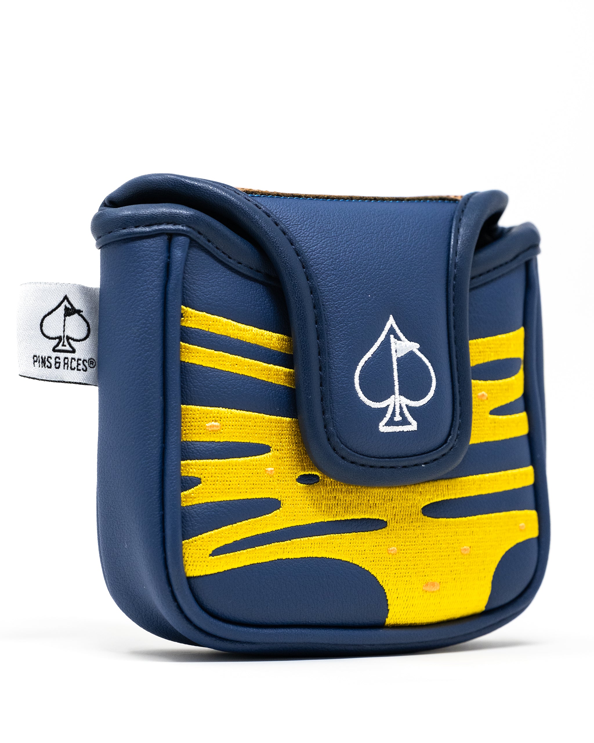 Alt text: Pizza-themed mallet putter cover featuring a colorful, realistic pizza design.