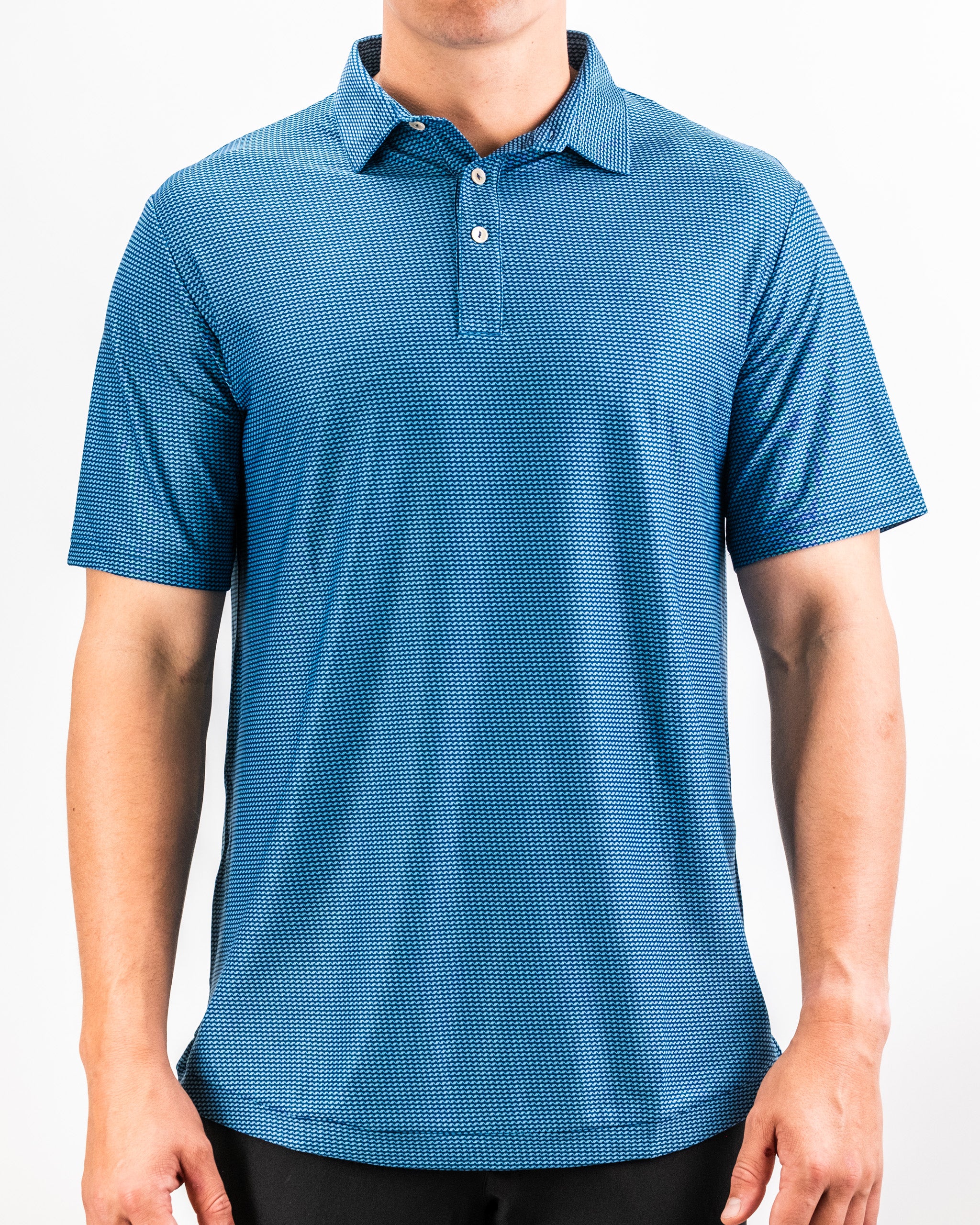 Player Preferred™ Polo in Ocean Wave color, featuring a classic design with a collar and short sleeves, displayed on a neutral background.
