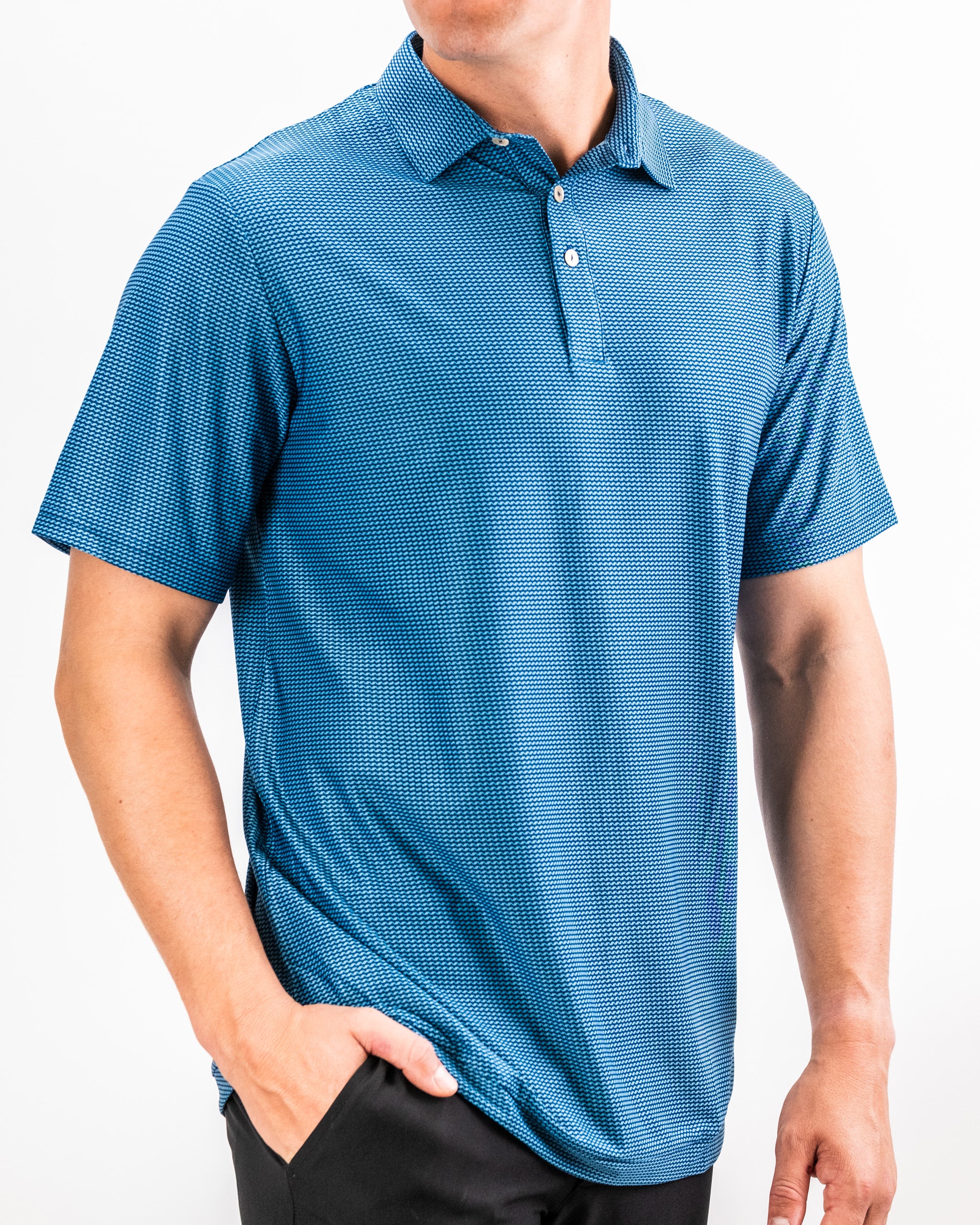 Player Preferred™ Polo in Ocean Wave color, showcasing a stylish design with a relaxed fit and a classic collar. Perfect for casual or athletic wear.