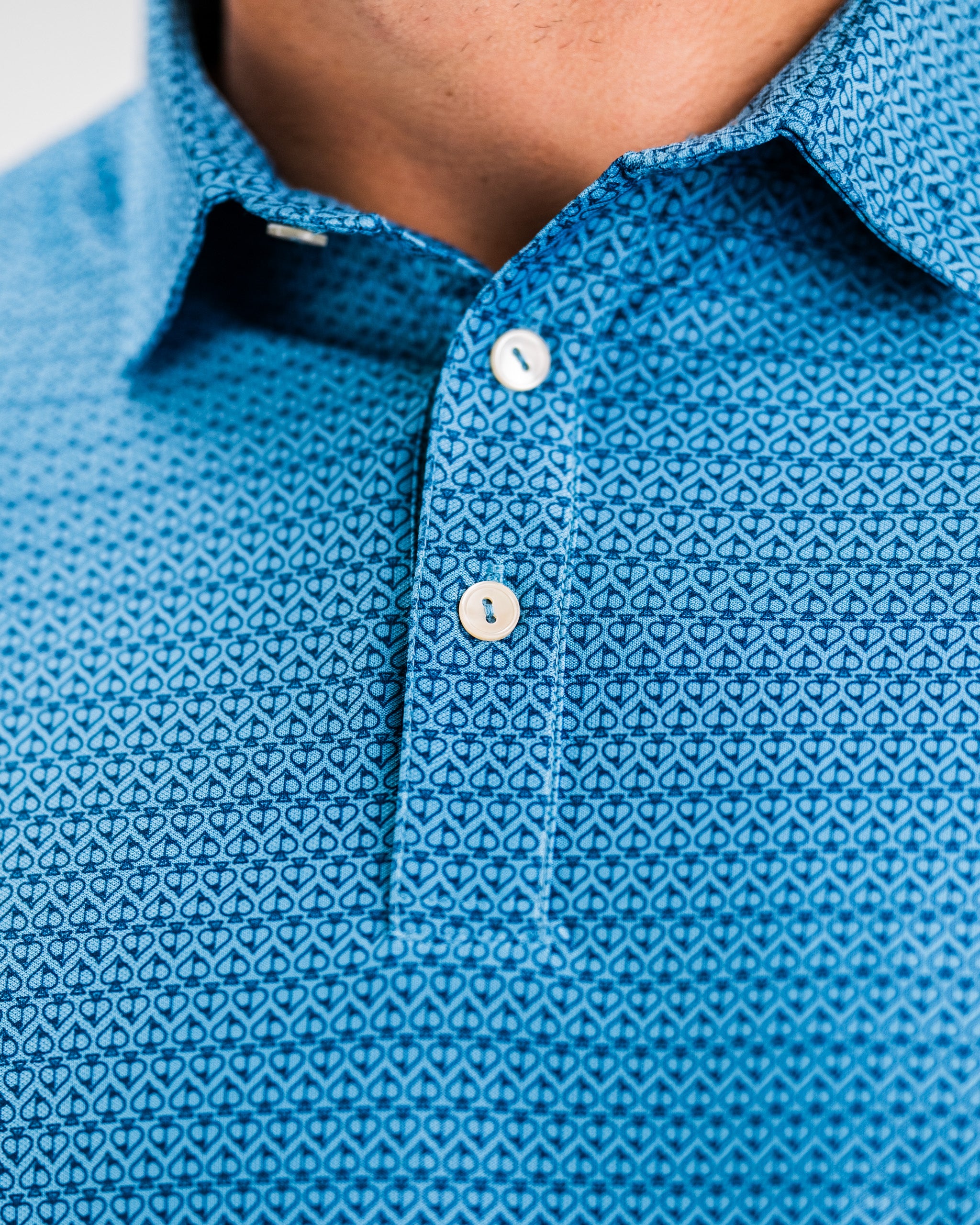 Player Preferred™ Polo in Ocean Spade color, showcasing a classic design with a sharp collar and short sleeves, perfect for casual or sporty occasions.