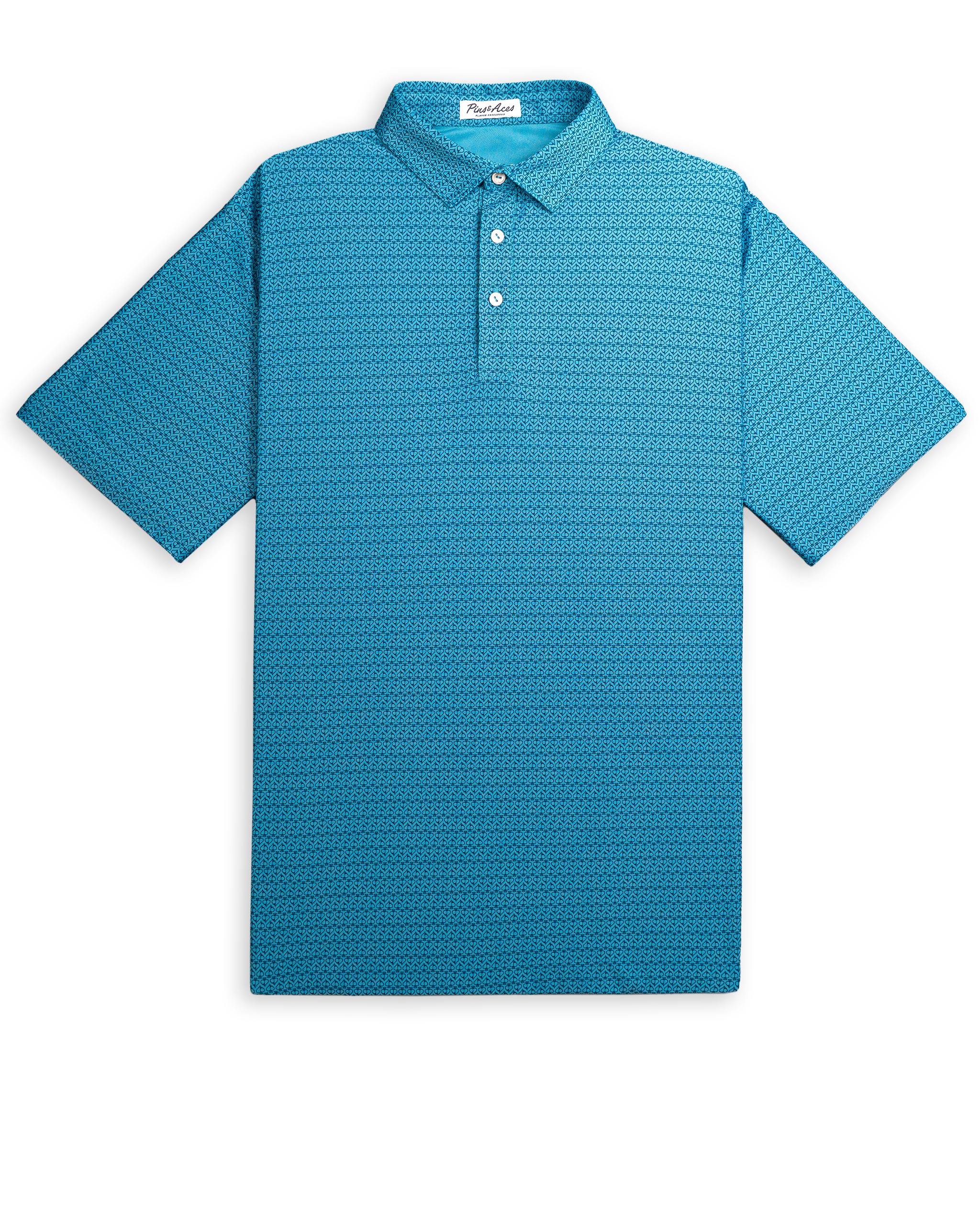 Player Preferred™ Polo in Ocean Spade color, featuring a classic collar and short sleeves, displayed against a neutral background.