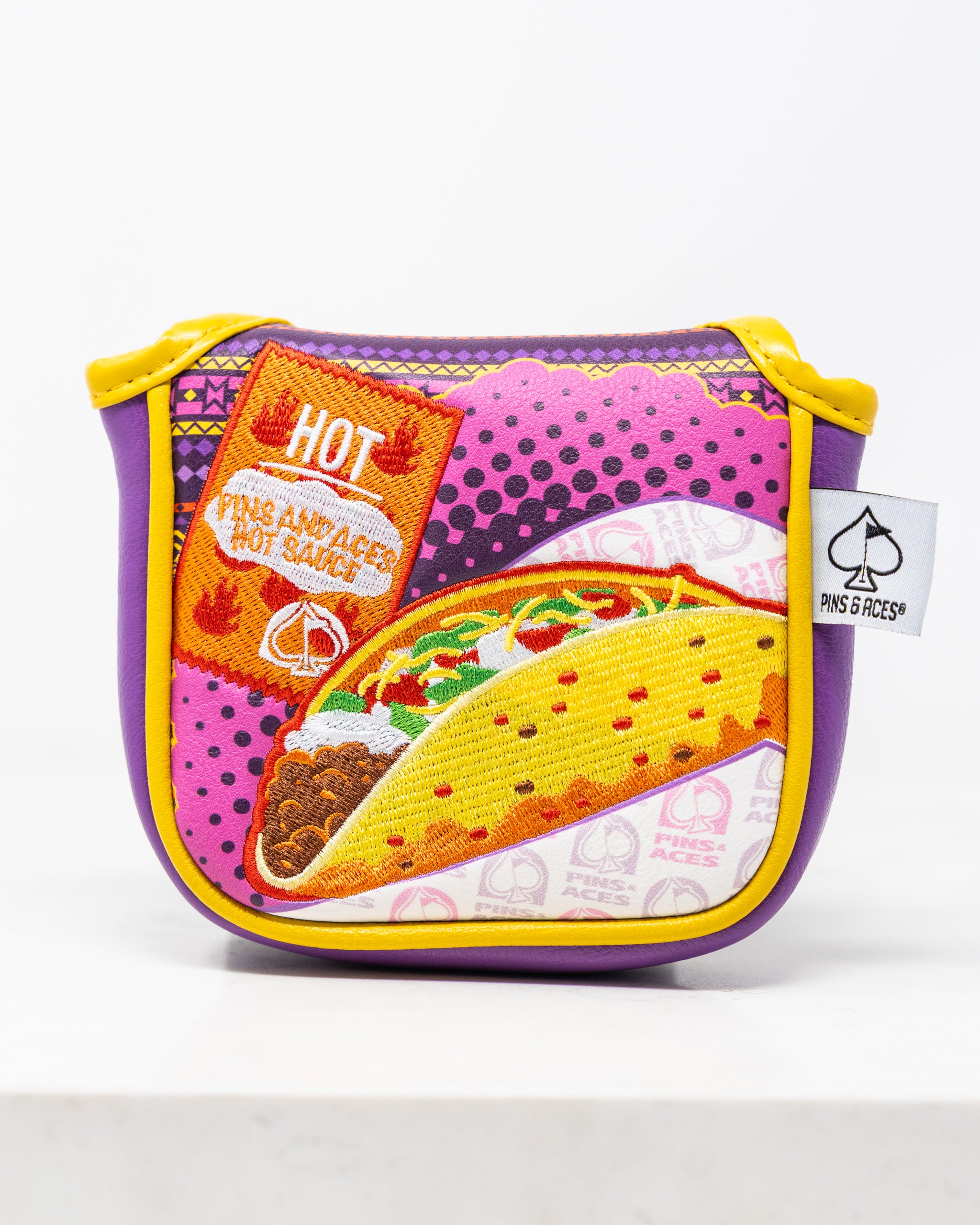 Alt text: "The Bogey Supreme mallet putter cover featuring a stylish design and durable material, perfect for golf enthusiasts."