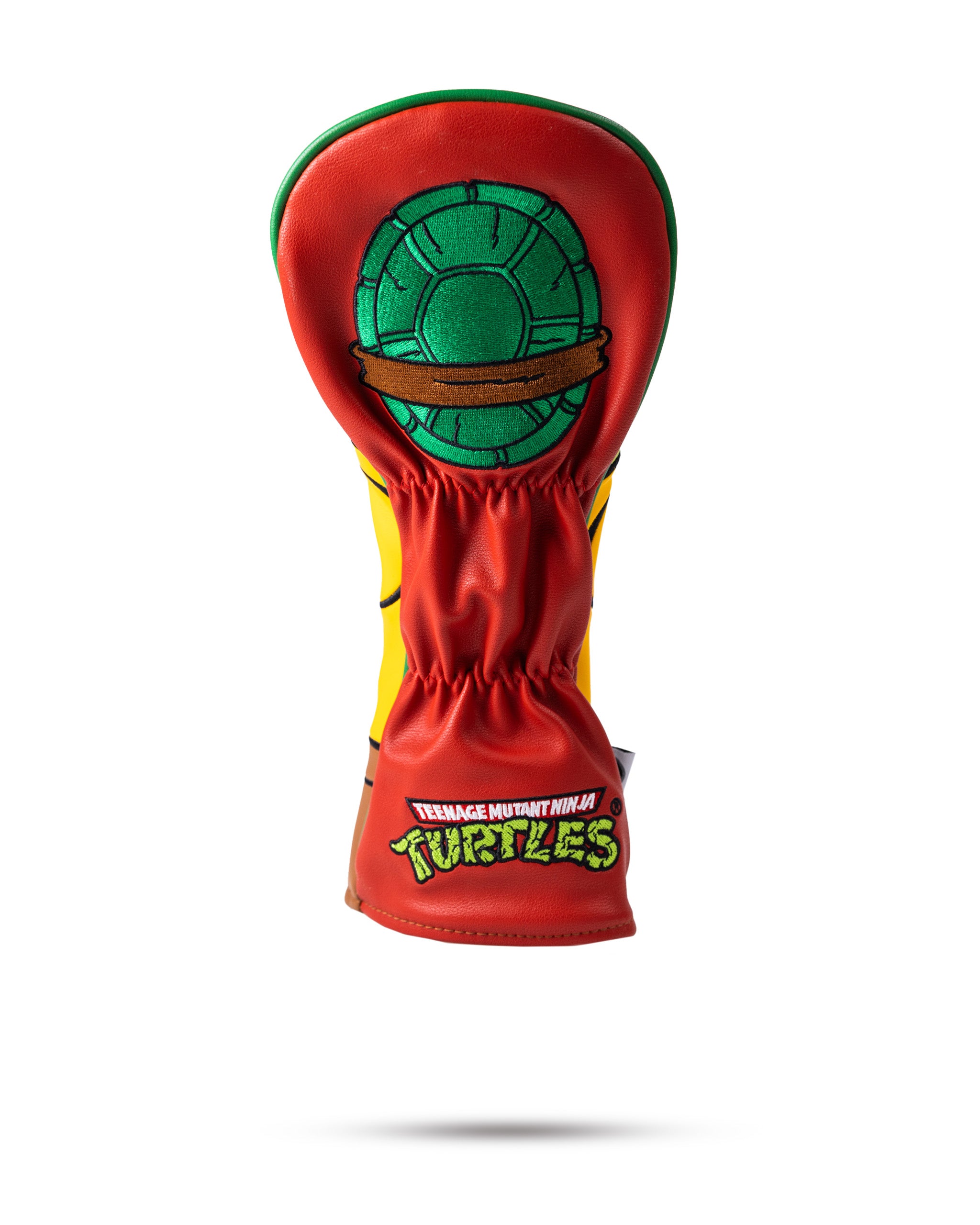TMNT Raphael Fairway Cover featuring a vibrant design of the character in a green and red color scheme, ideal for golf clubs.