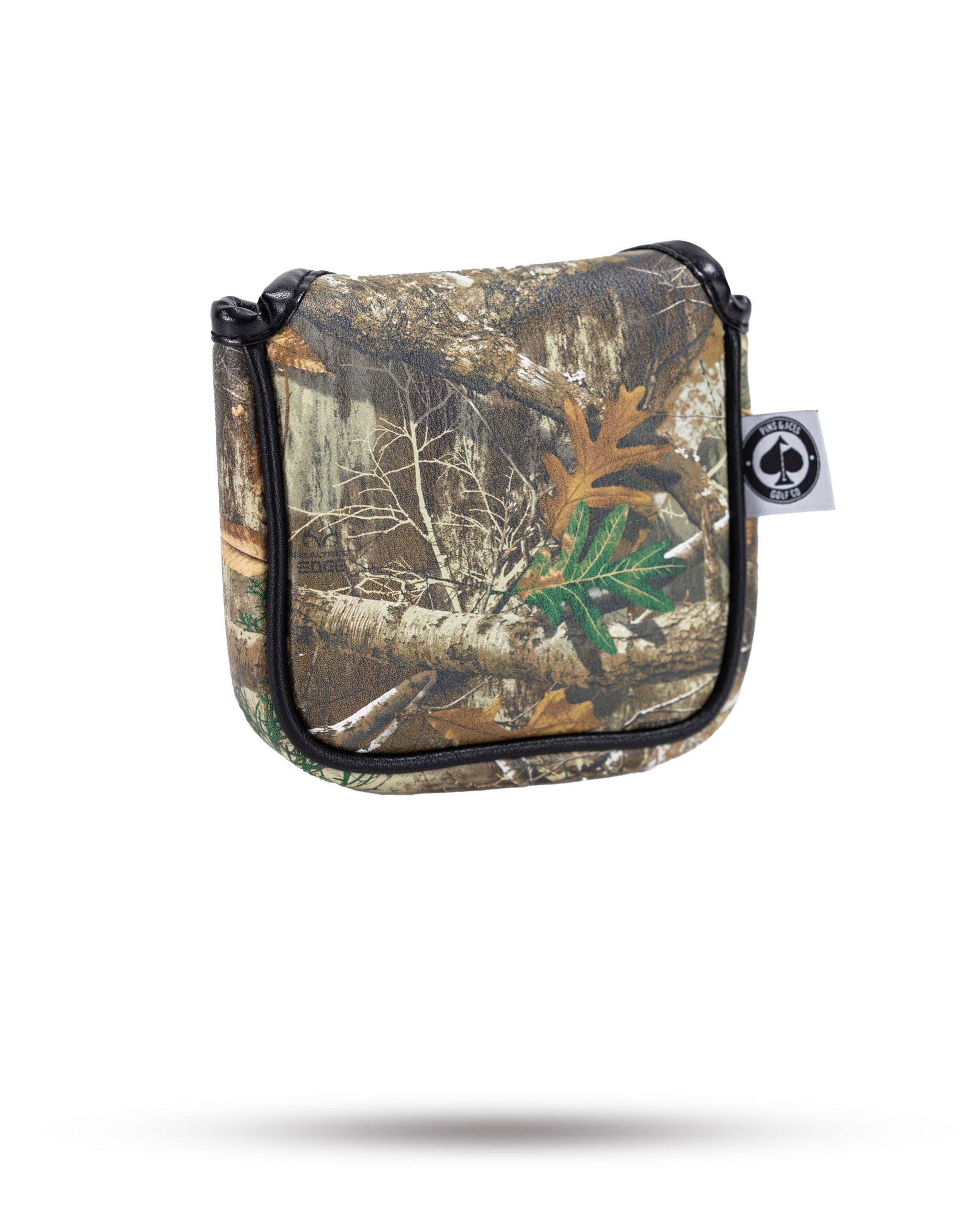 Realtree mallet cover featuring a camouflage design, ideal for golf clubs.