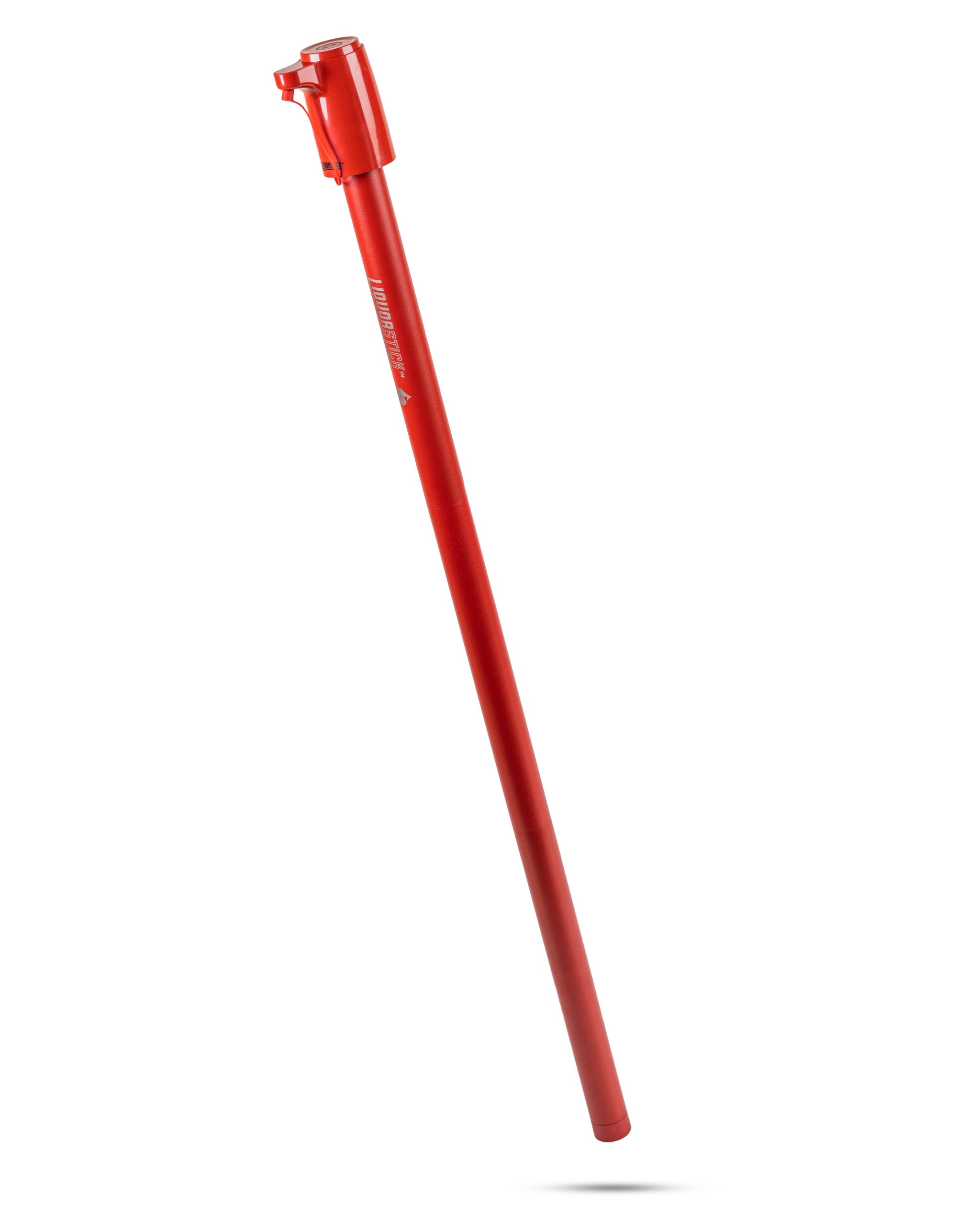 LiquorStick® 2.0 in red, featuring a sleek design and ergonomic grip.