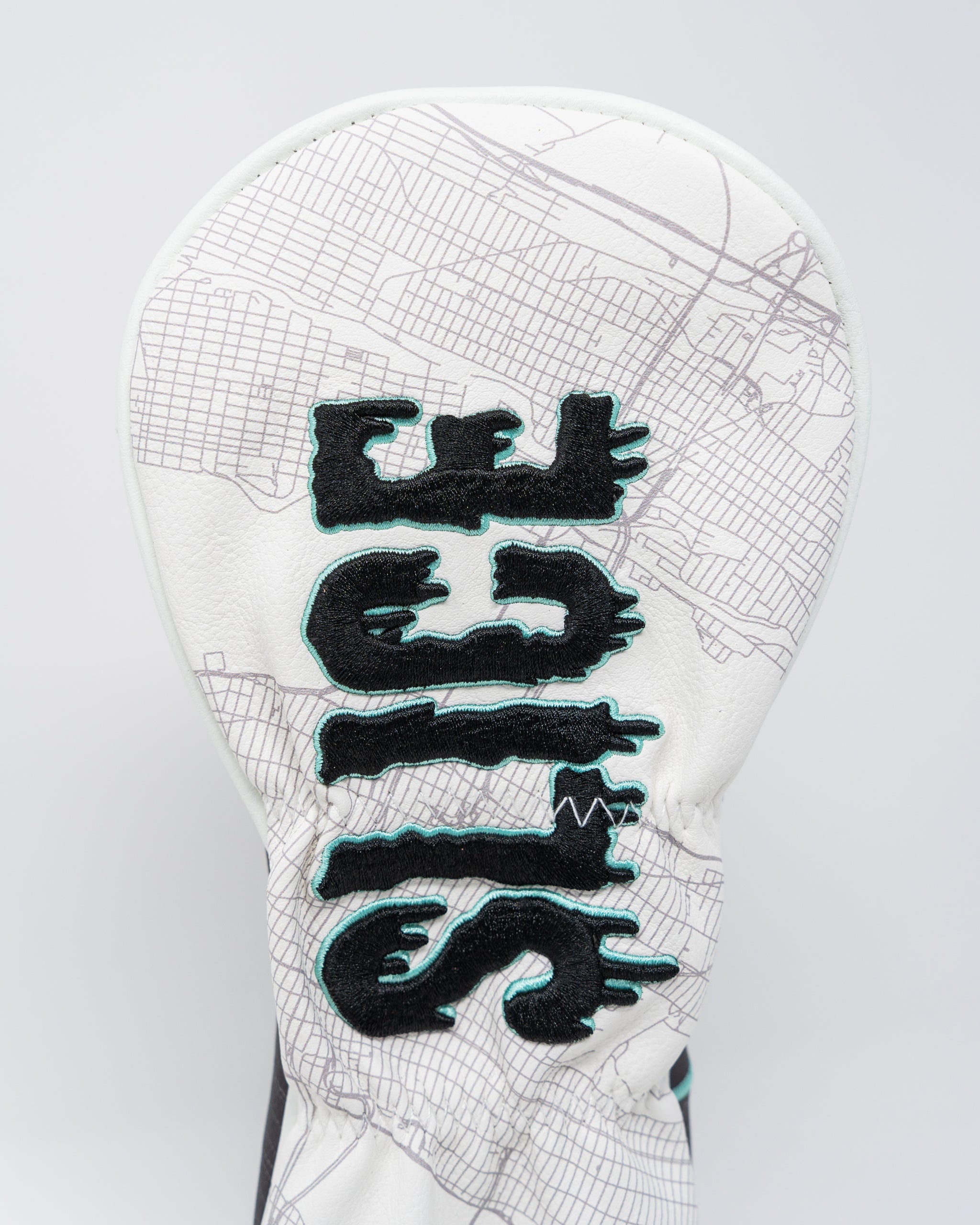 Shady Slice Fairway Cover with vibrant green fabric and golf-themed design, ideal for protecting fairways from sun exposure.