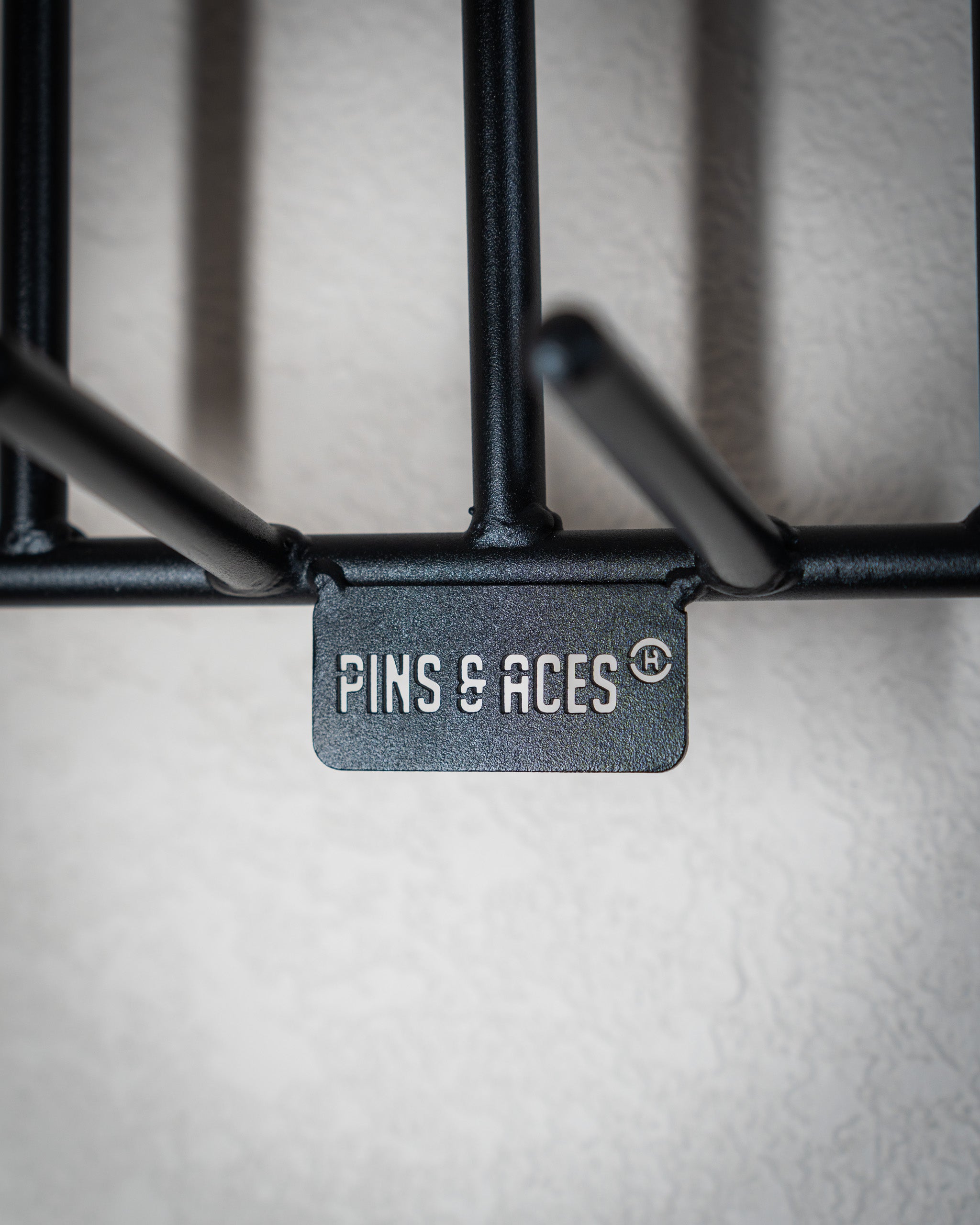 Compact Headcover Rack for storing golf headcovers neatly and efficiently.