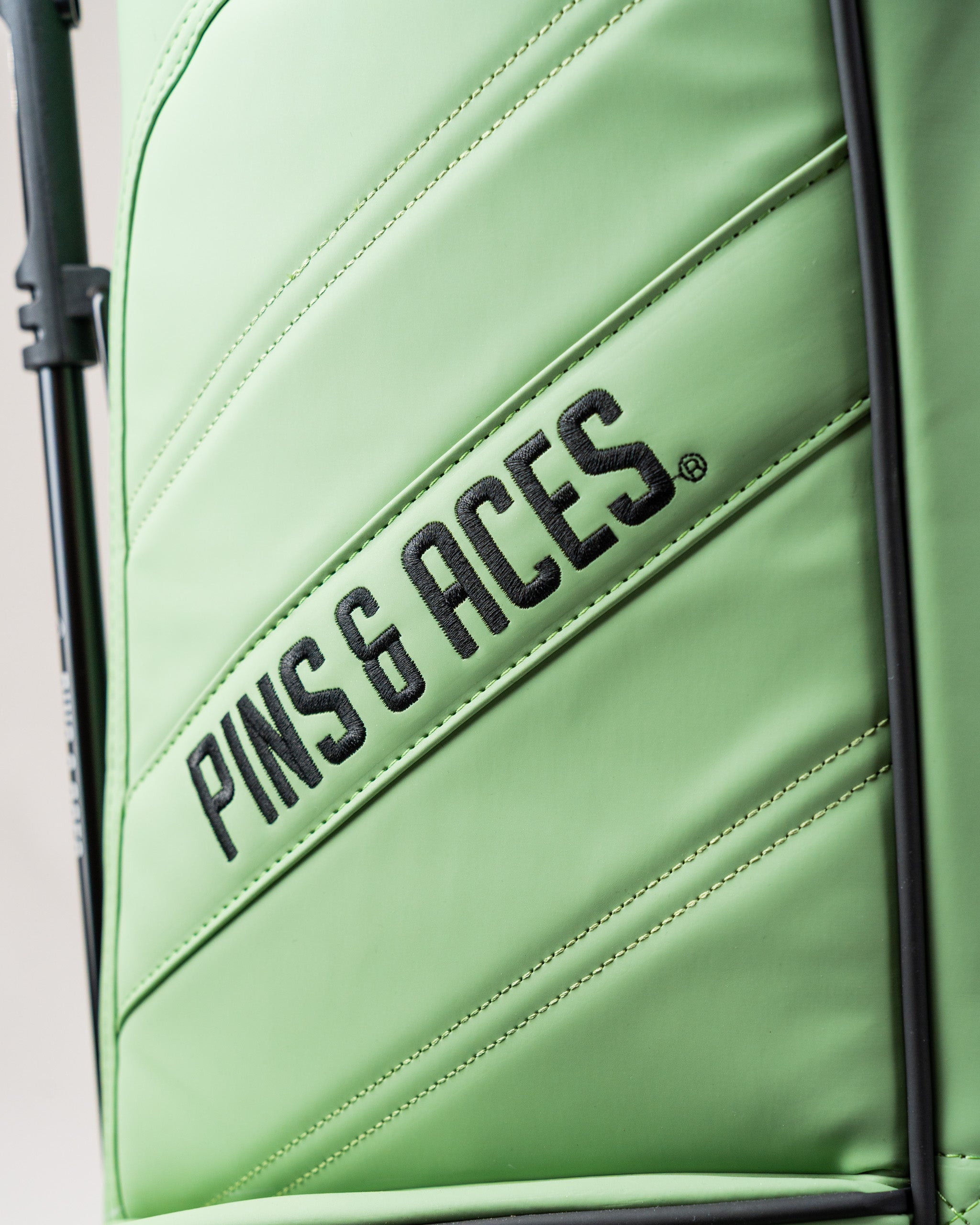Player Preferred™ Golf Bag in Sage color, showcasing a sleek design with multiple pockets and a comfortable shoulder strap.