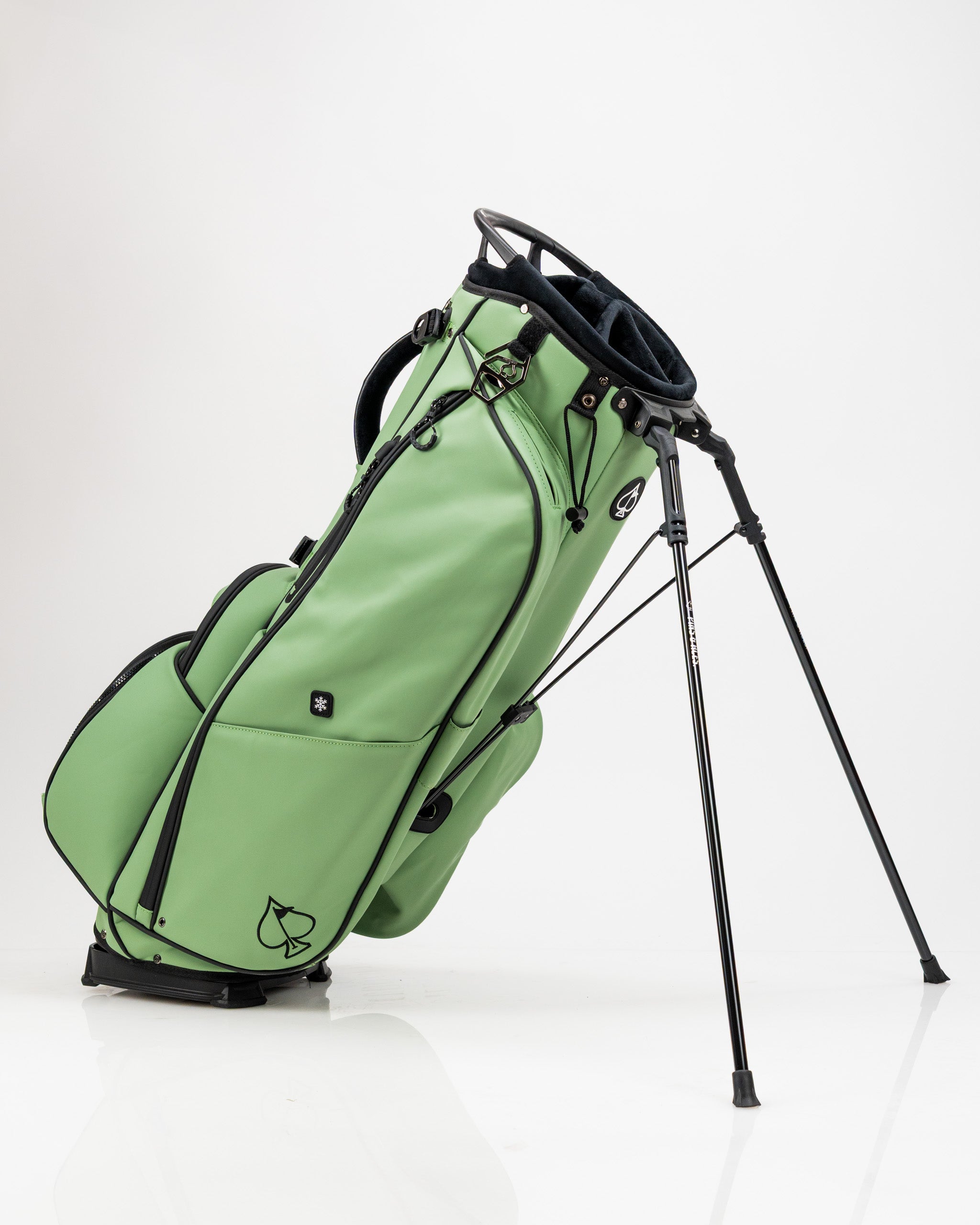Alt text: Player Preferred™ Golf Bag in Sage color, featuring multiple pockets and a comfortable strap, designed for golfers.