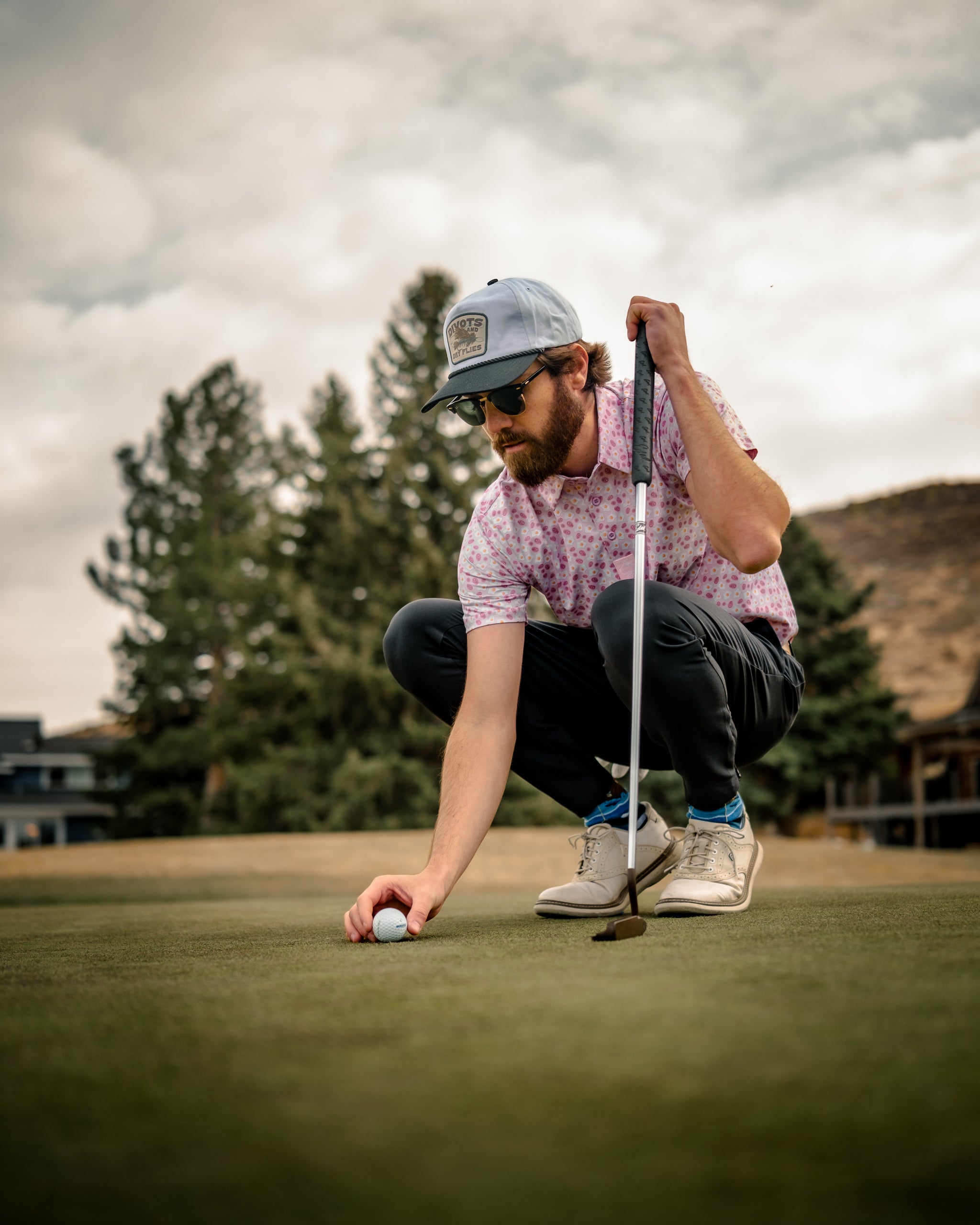 Delicious ham and egg breakfast platter with vibrant garnishes, served on a rustic wooden table.