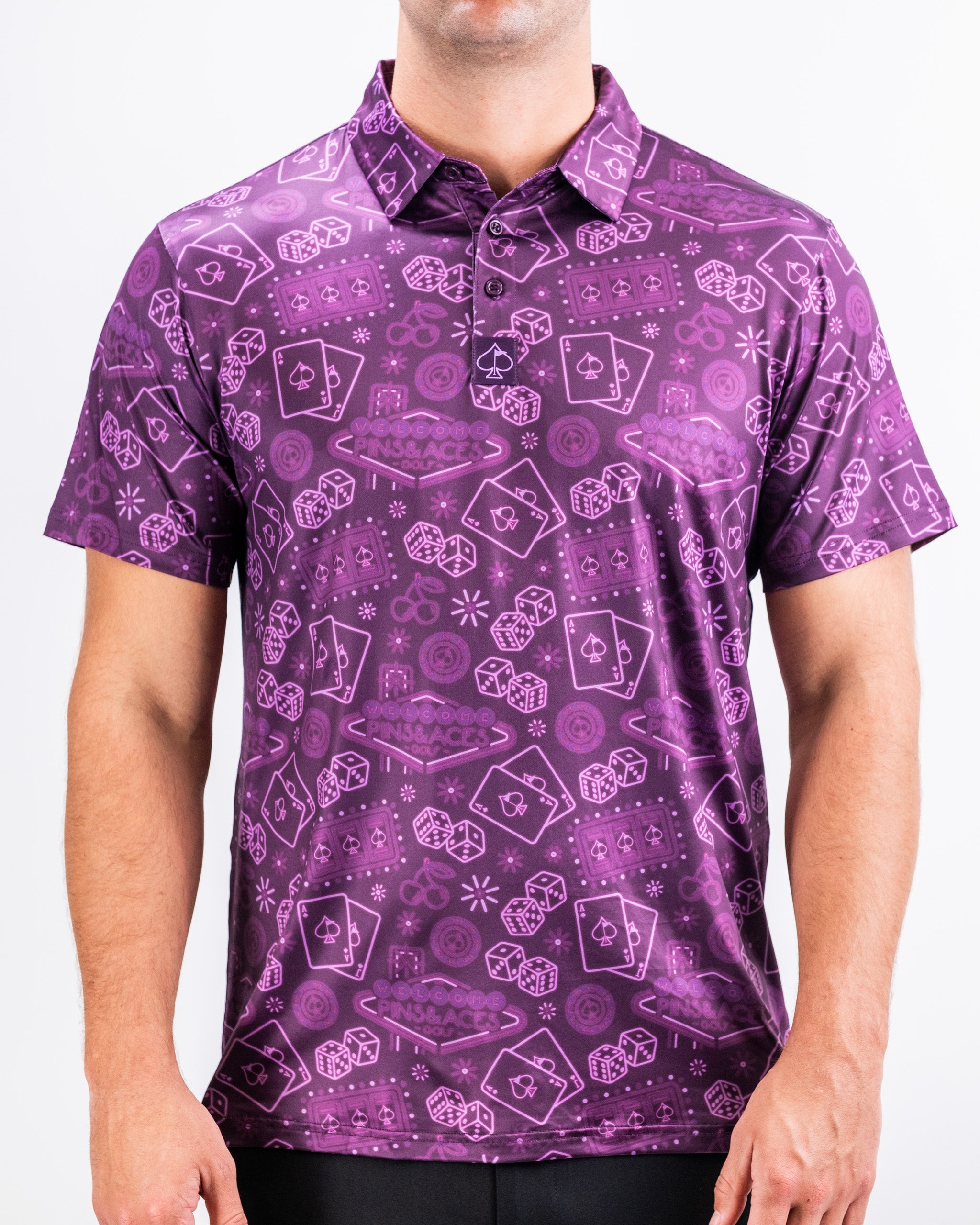 Men's Big Ace Purple sneaker featuring a sleek design with a vibrant purple color and contrasting white accents.