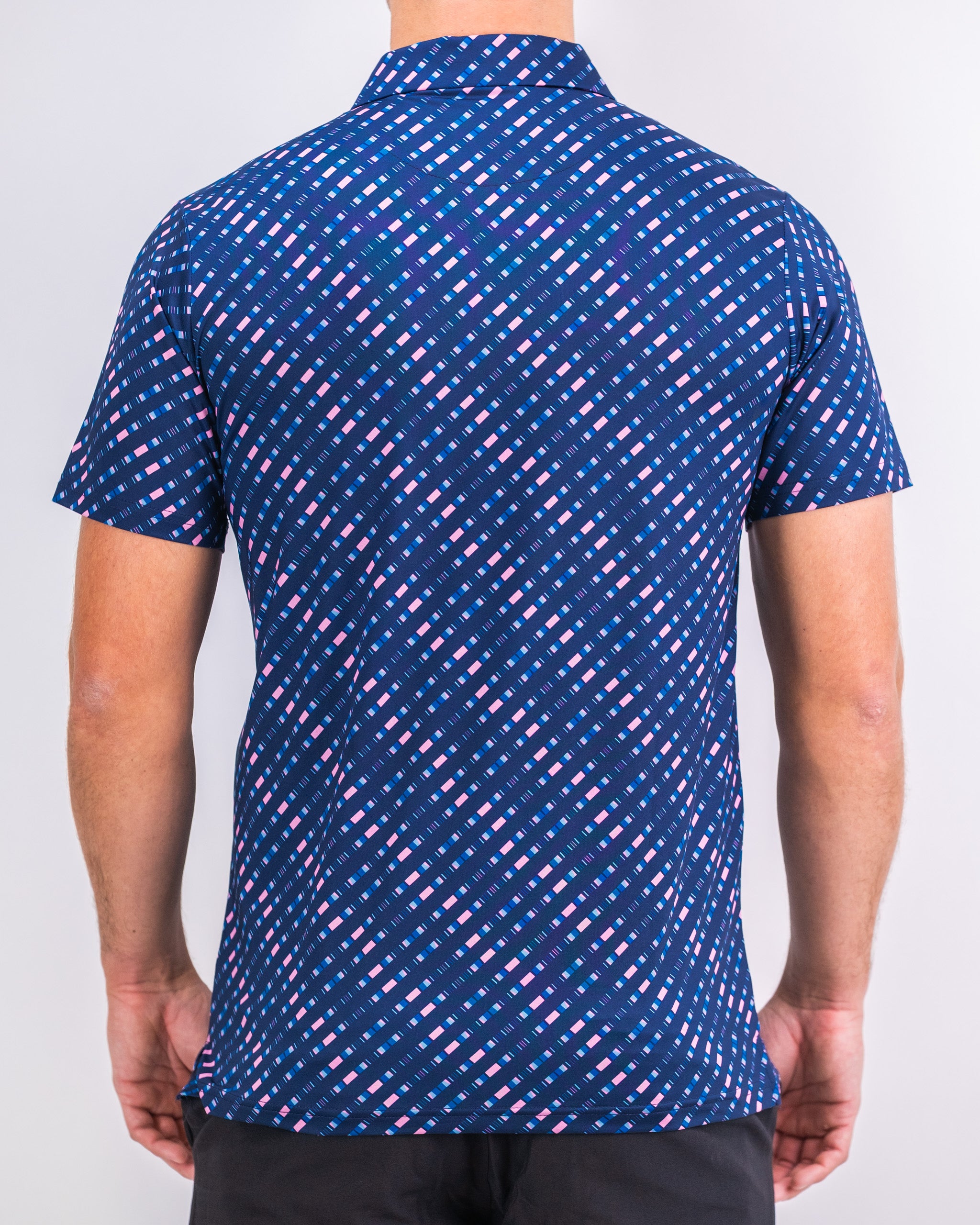 Men's Chromo Blue shirt featuring a modern fit and lightweight fabric.